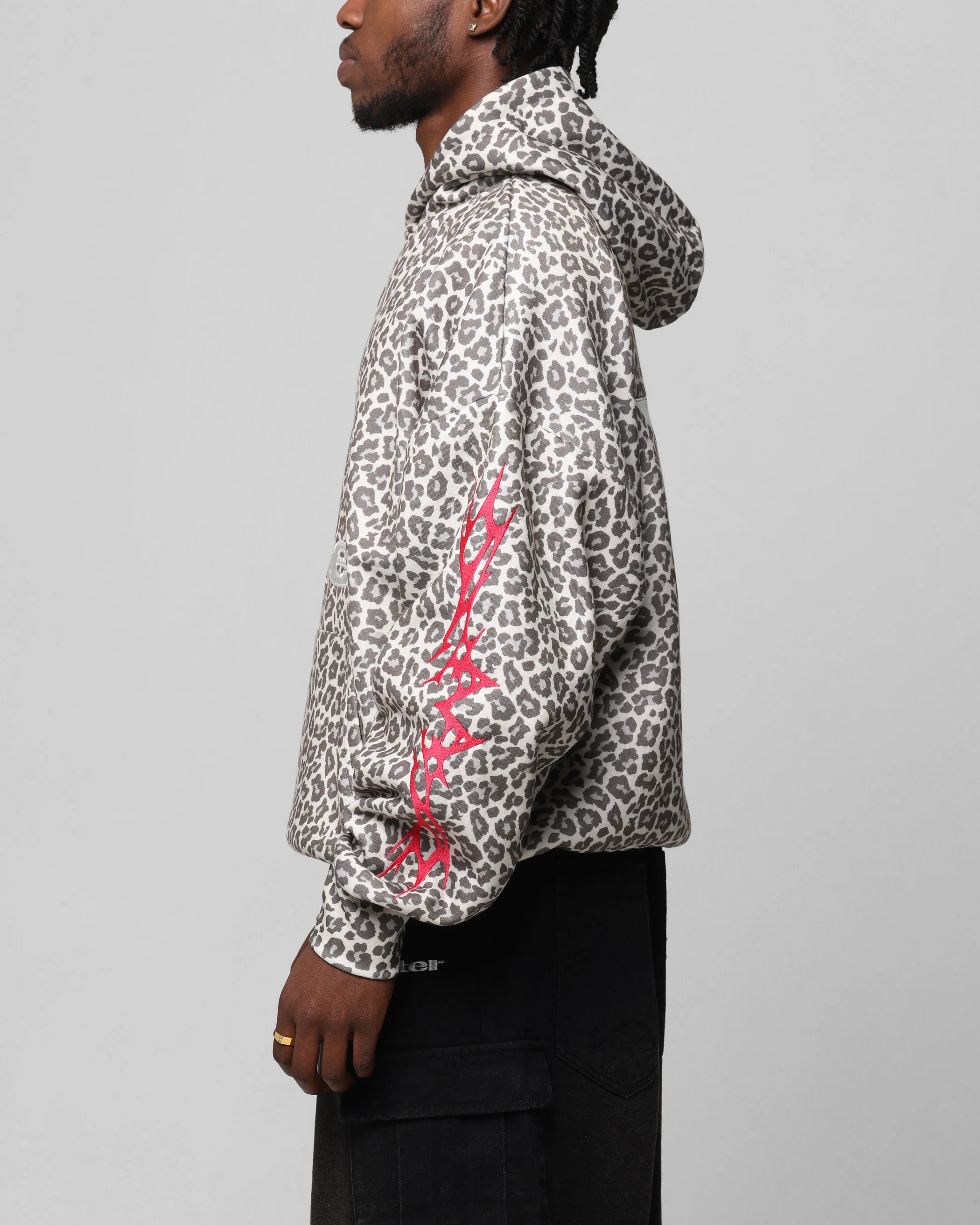 Loiter Soho Hoodie Snow Leopard