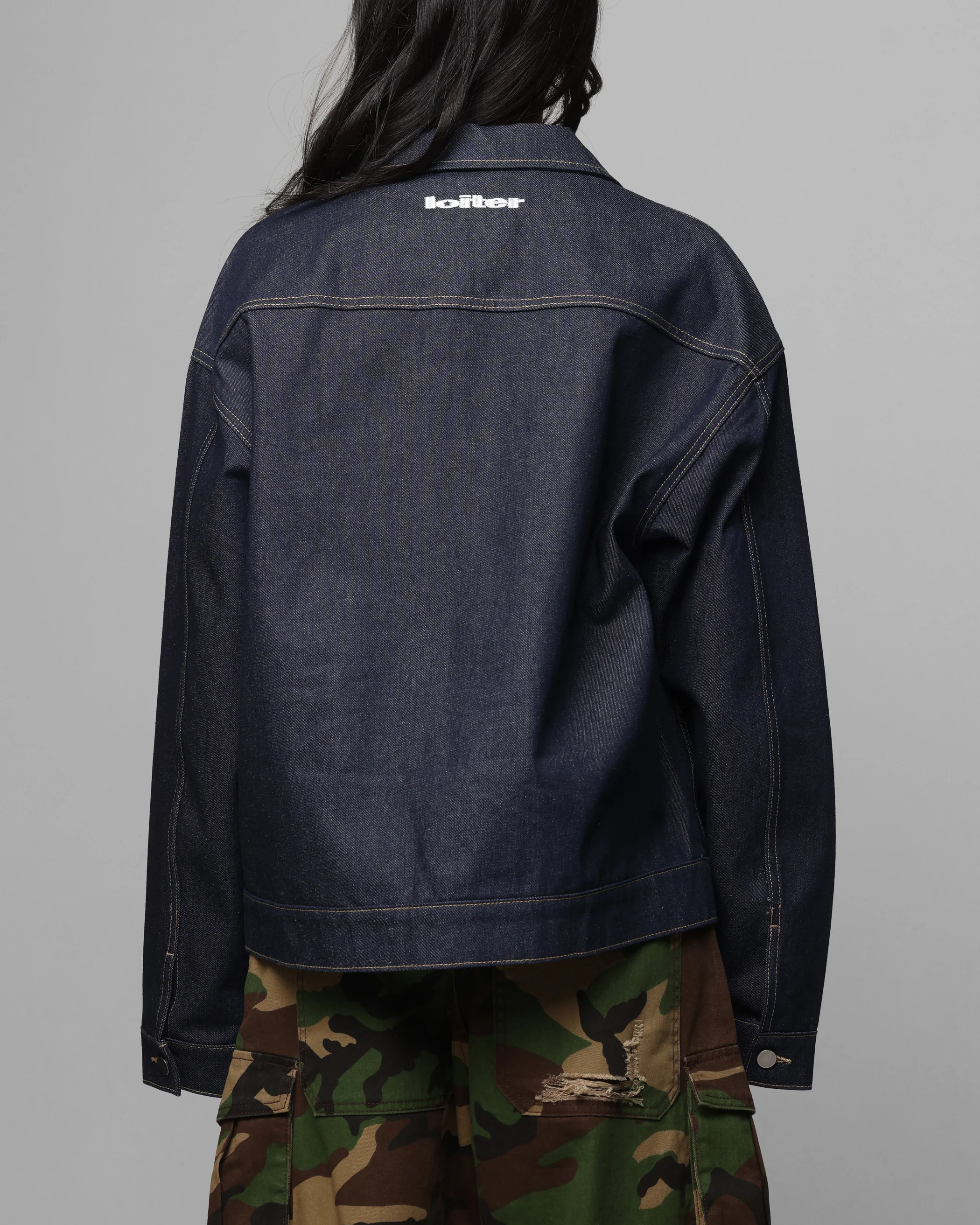 Loiter Prestige Denim Jacket Raw Indigo