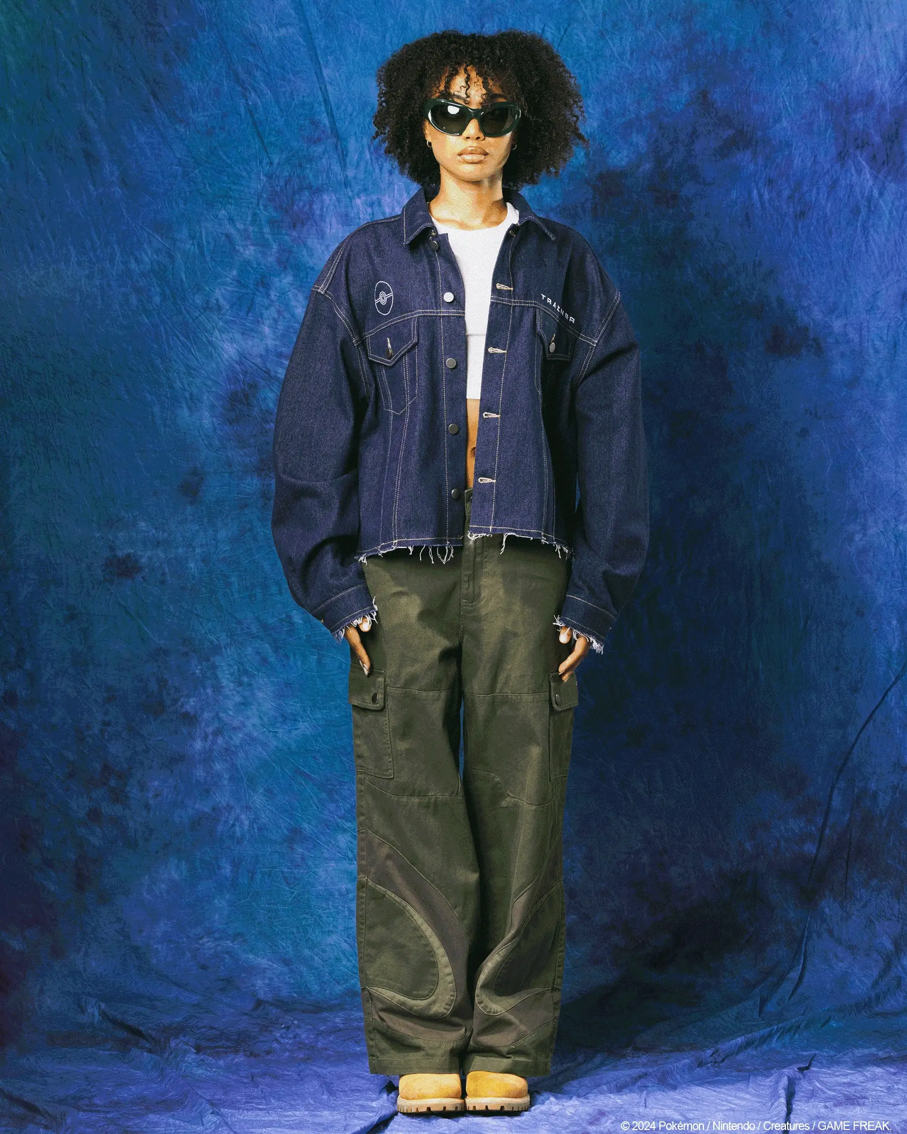 Pokémon By Loiter Pikachu Denim Jacket Indigo