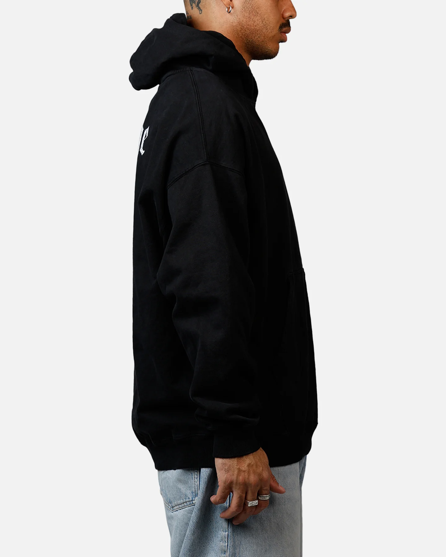 Saint Morta Fallen Rising Boxy Hoodie Black