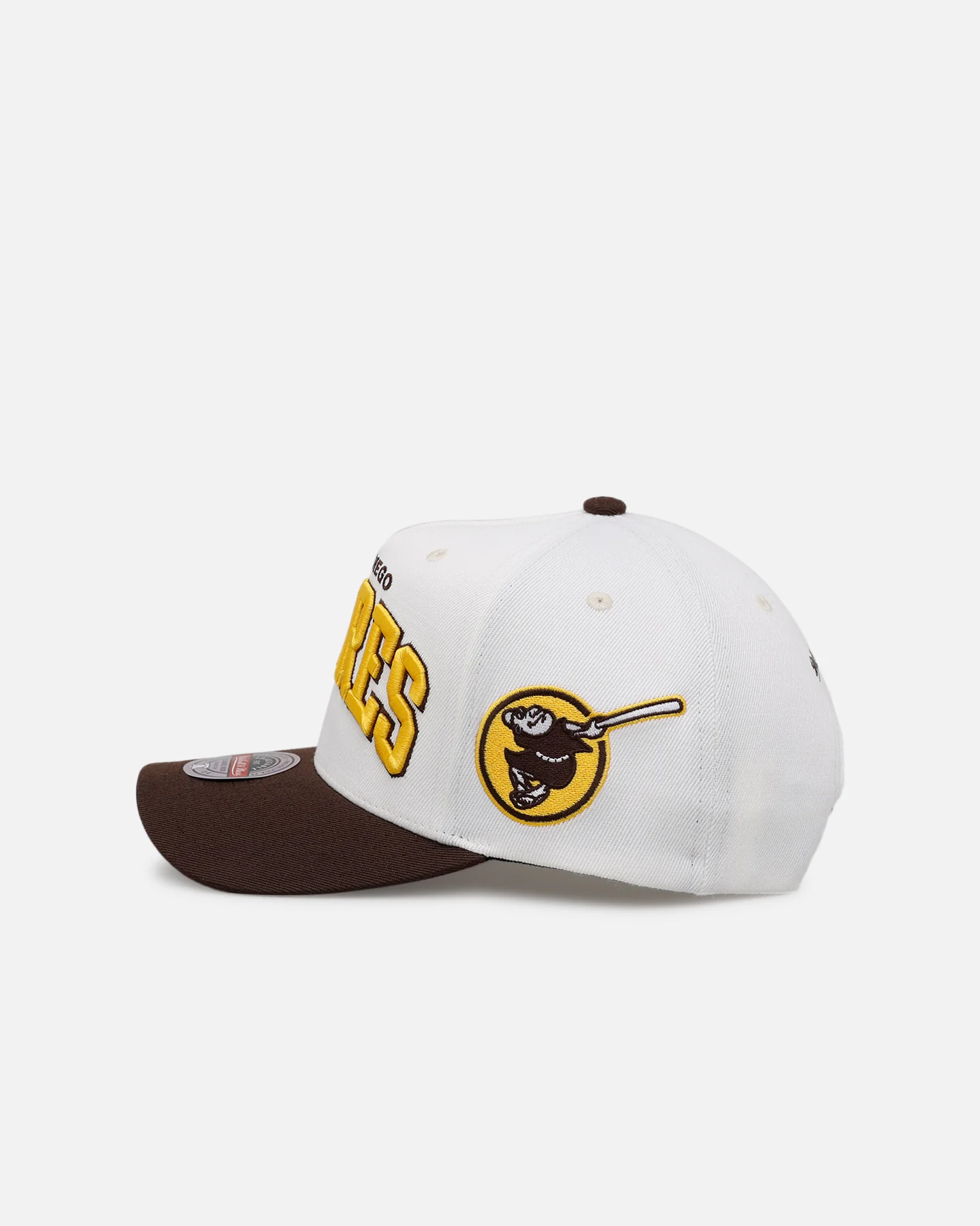 Mitchell & Ness San Diego Padres 'Arch' MVP Snapback Cream