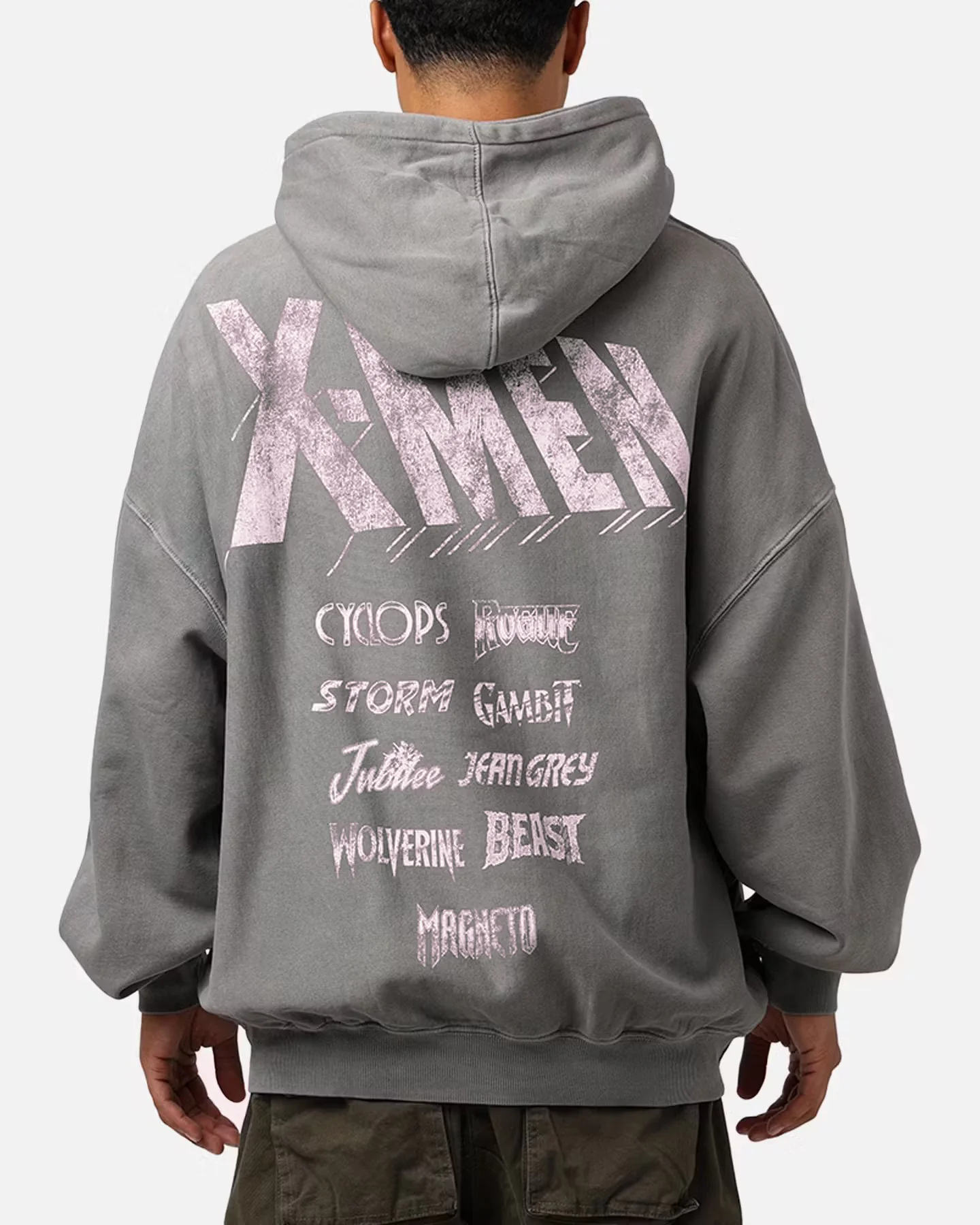 Marvel X-Men The X-Men Premium Hoodie Washed Charcoal