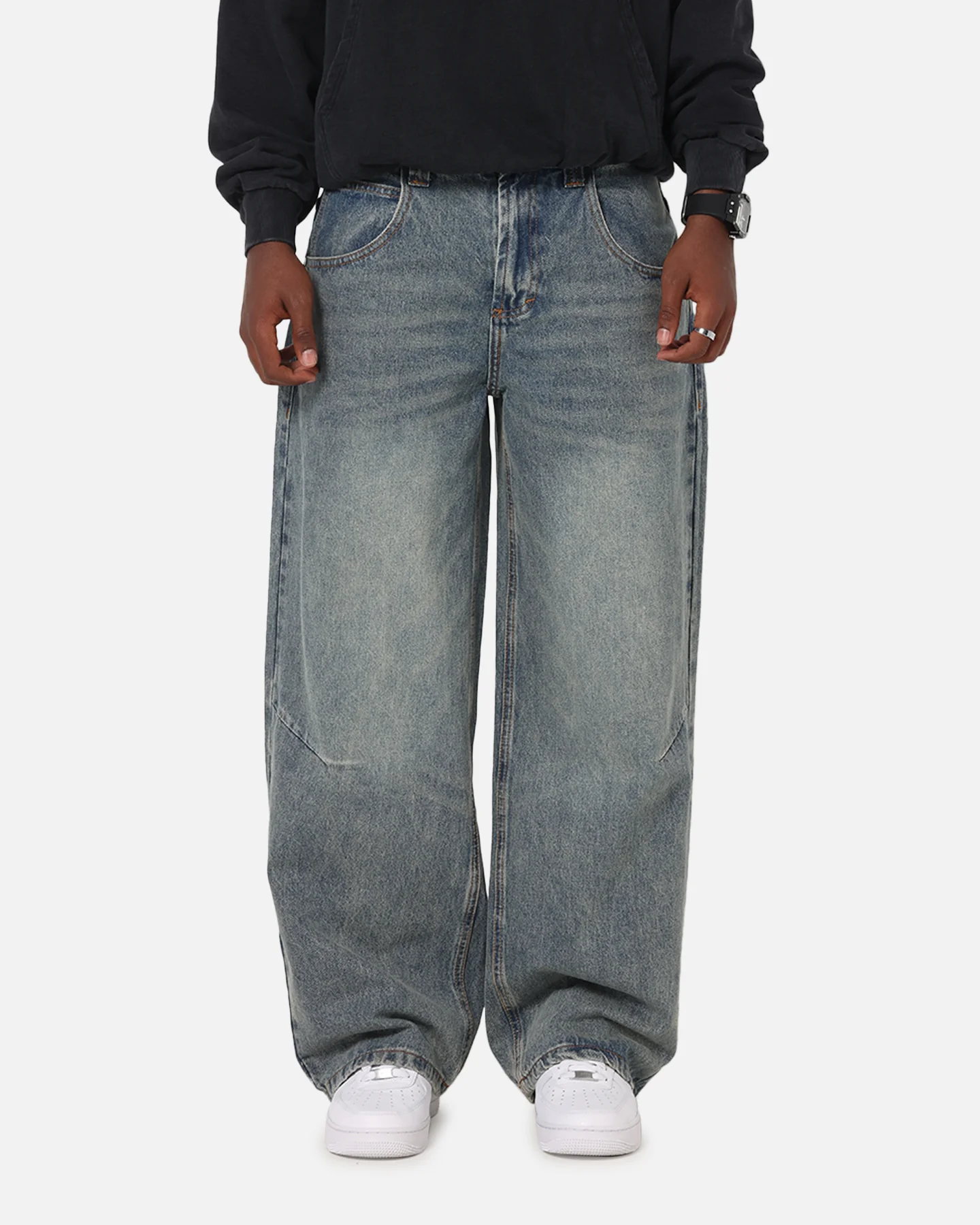 Saint Morta Amplus Crossfire Jeans Dirty Denim