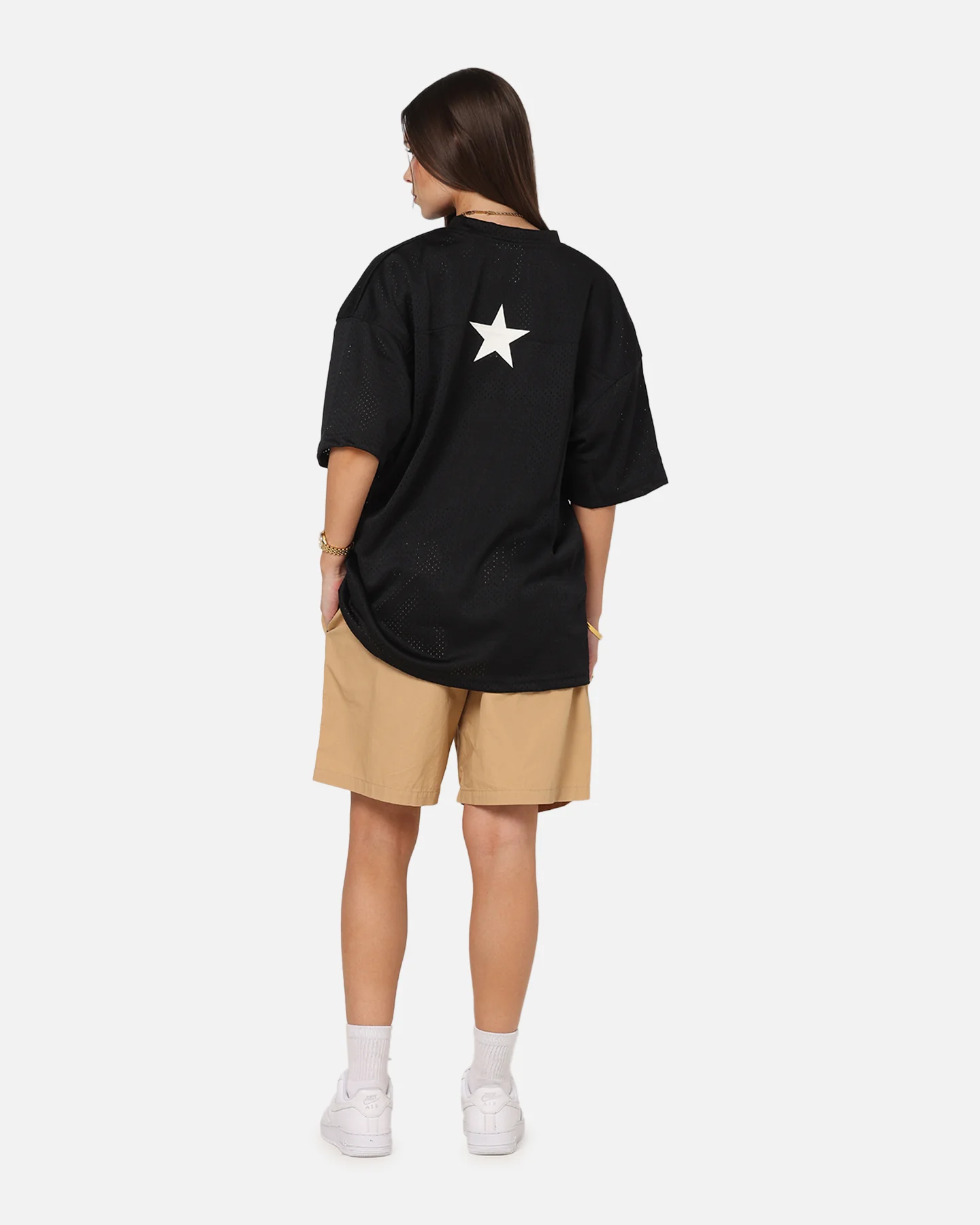 Carre Star Academy Mesh T-Shirt Black