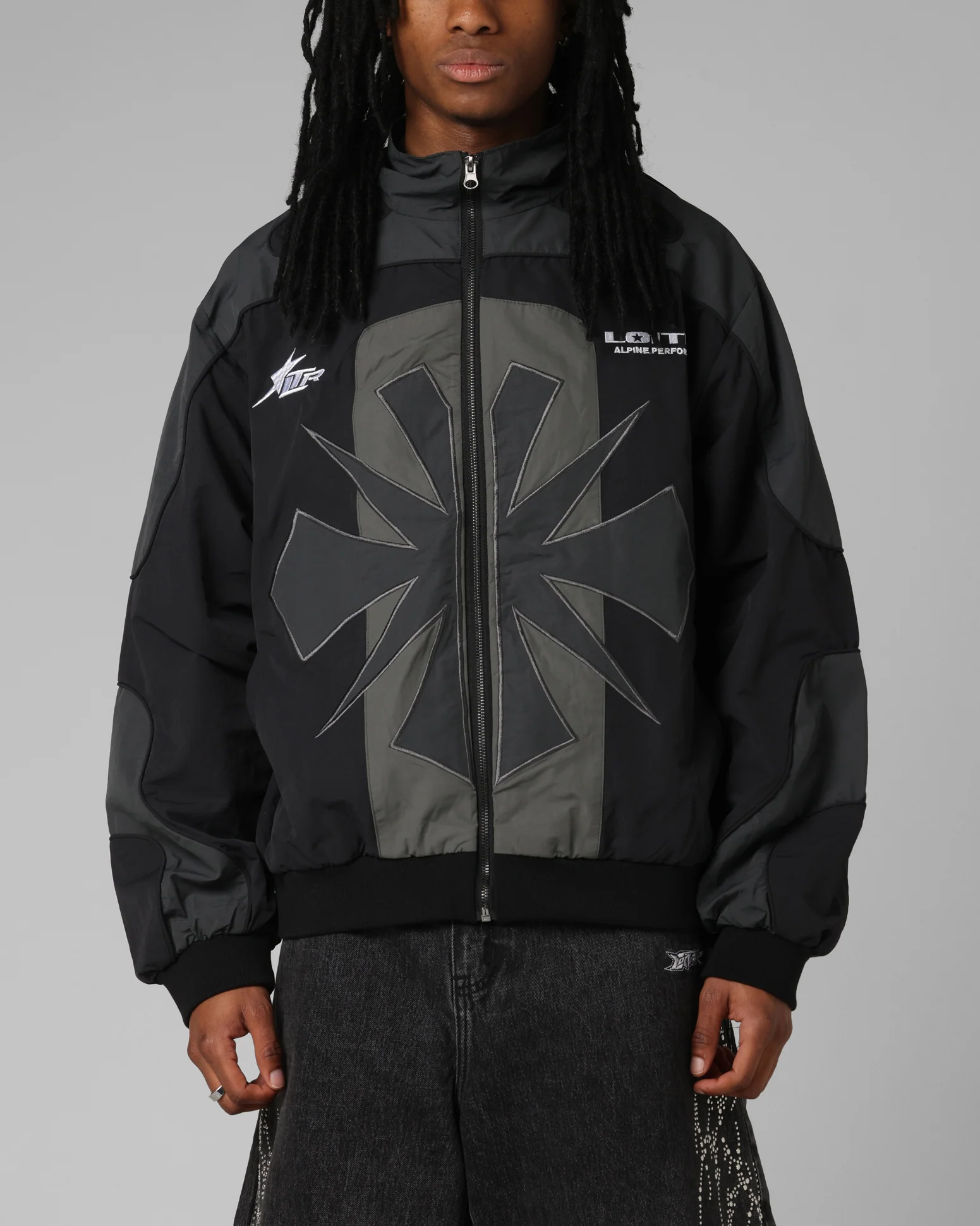 Loiter Club Classic Track Jacket Black