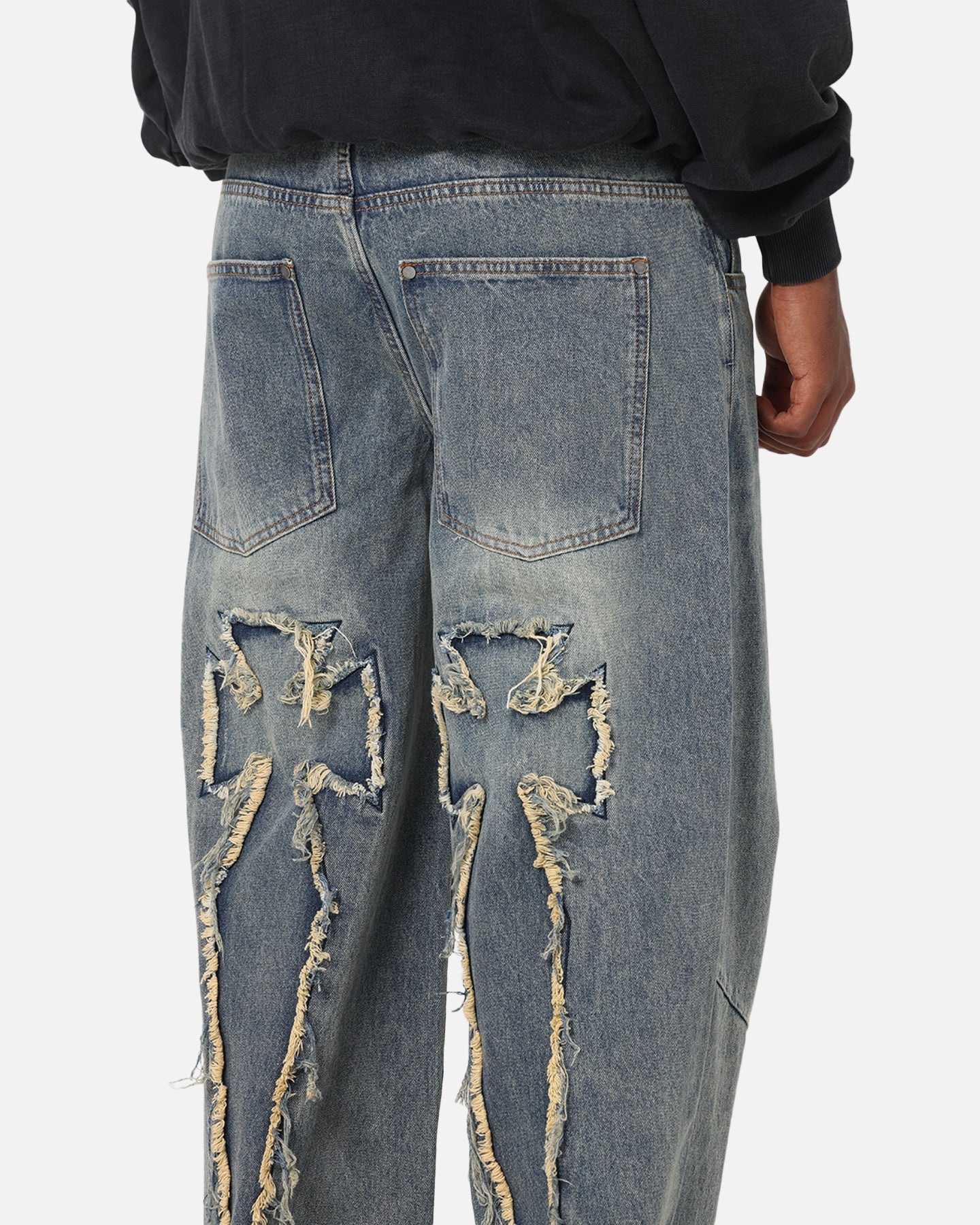 Saint Morta Amplus Crossfire Jeans Dirty Denim