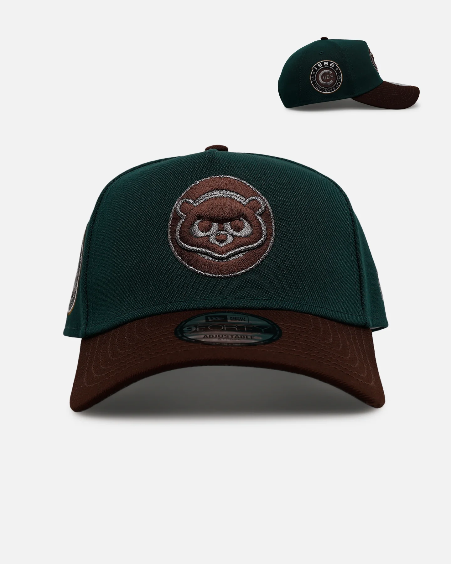 New Era Chicago Cubs 'Rainforest' 9FORTY A-Frame Snapback Green/Brown
