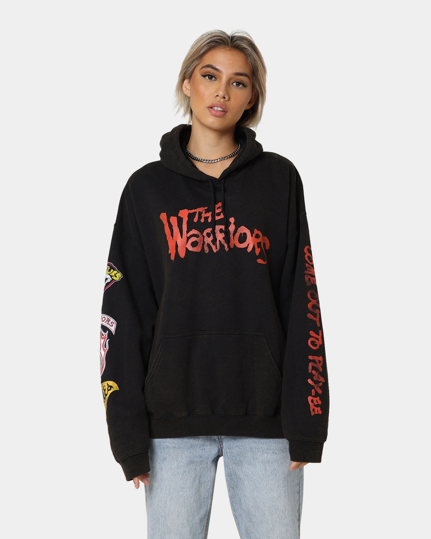 American Thrift X The Warriors The Warriors Vintage Hoodie Black Wash