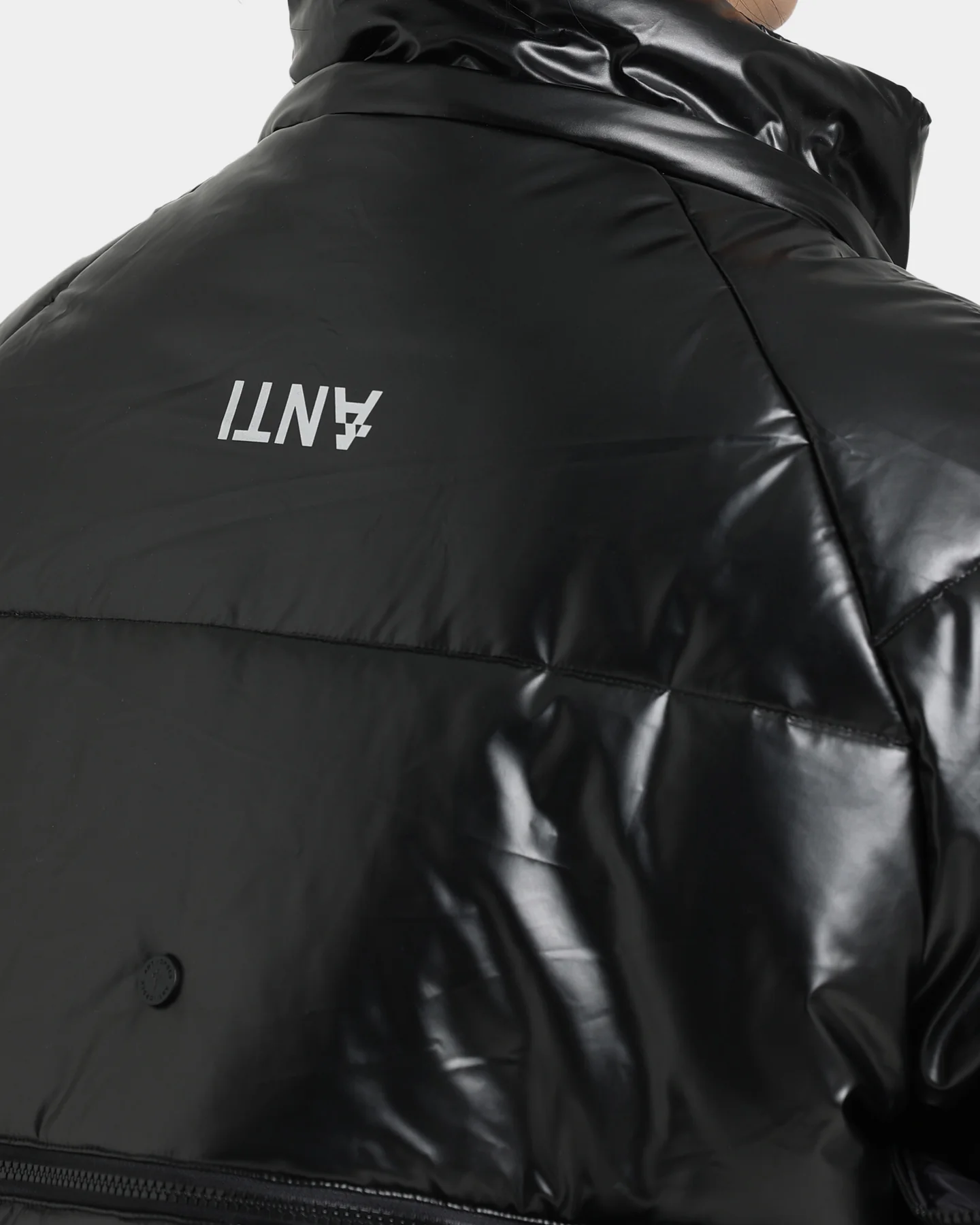 The Anti Order Anti Joy Technical Puffer Jacket Black/Silver