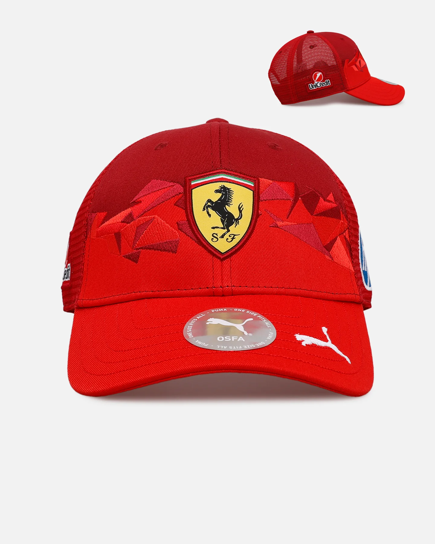 Puma X Scuderia Ferrari HP 20 Years of Red Trucker Snapback Red