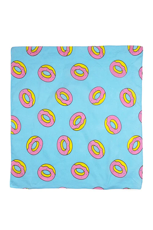 All Over Donut Bandana Royal