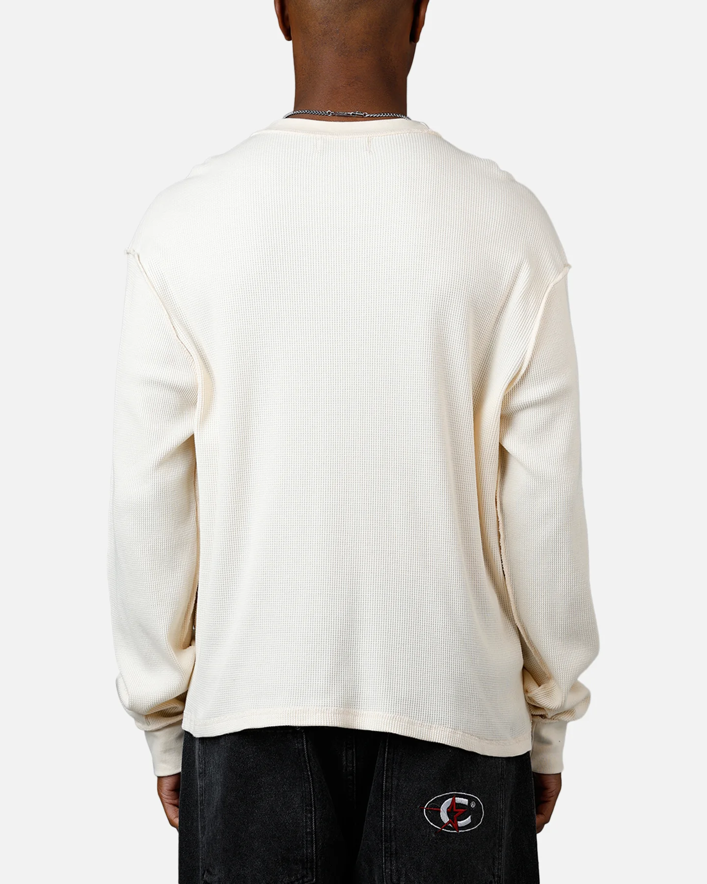 American Thrift Long Sleeve Thermal T-Shirt Off White