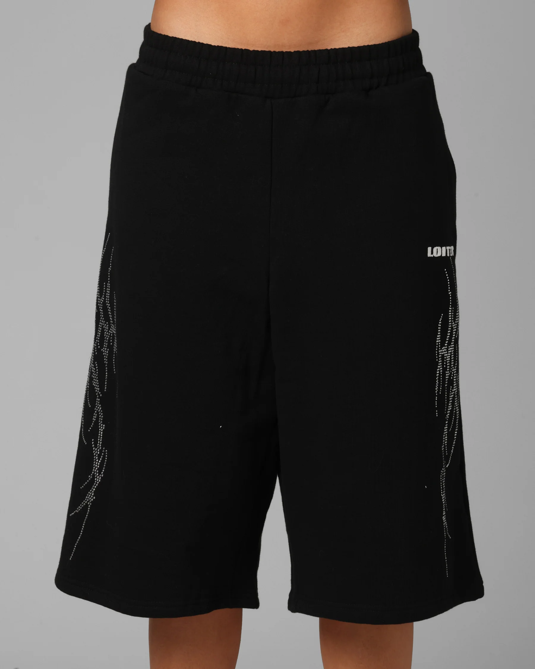 Loiter Opaque Sweat Shorts Black