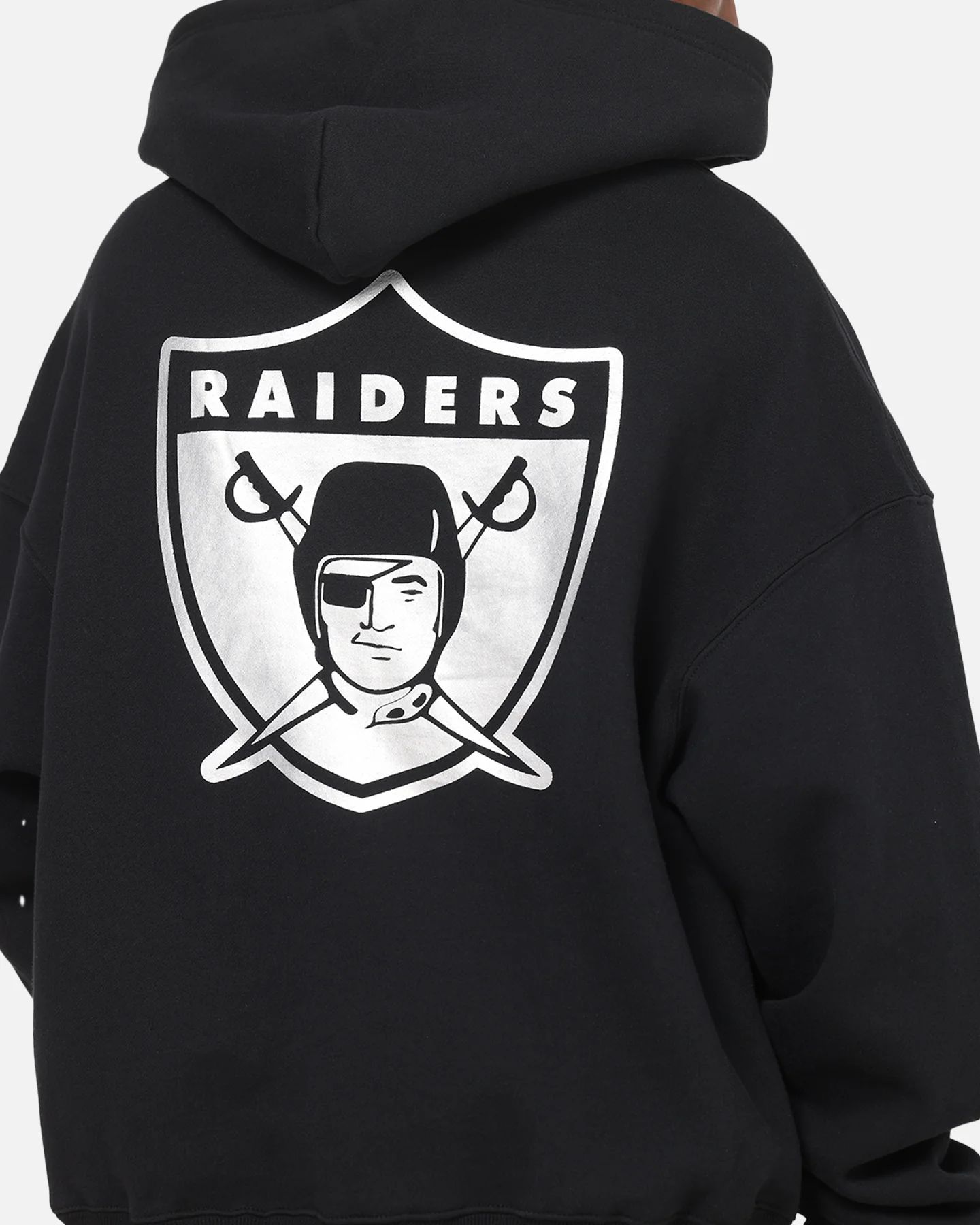 Mitchell & Ness Las Vegas Raiders Rhinestone Hoodie Faded Black