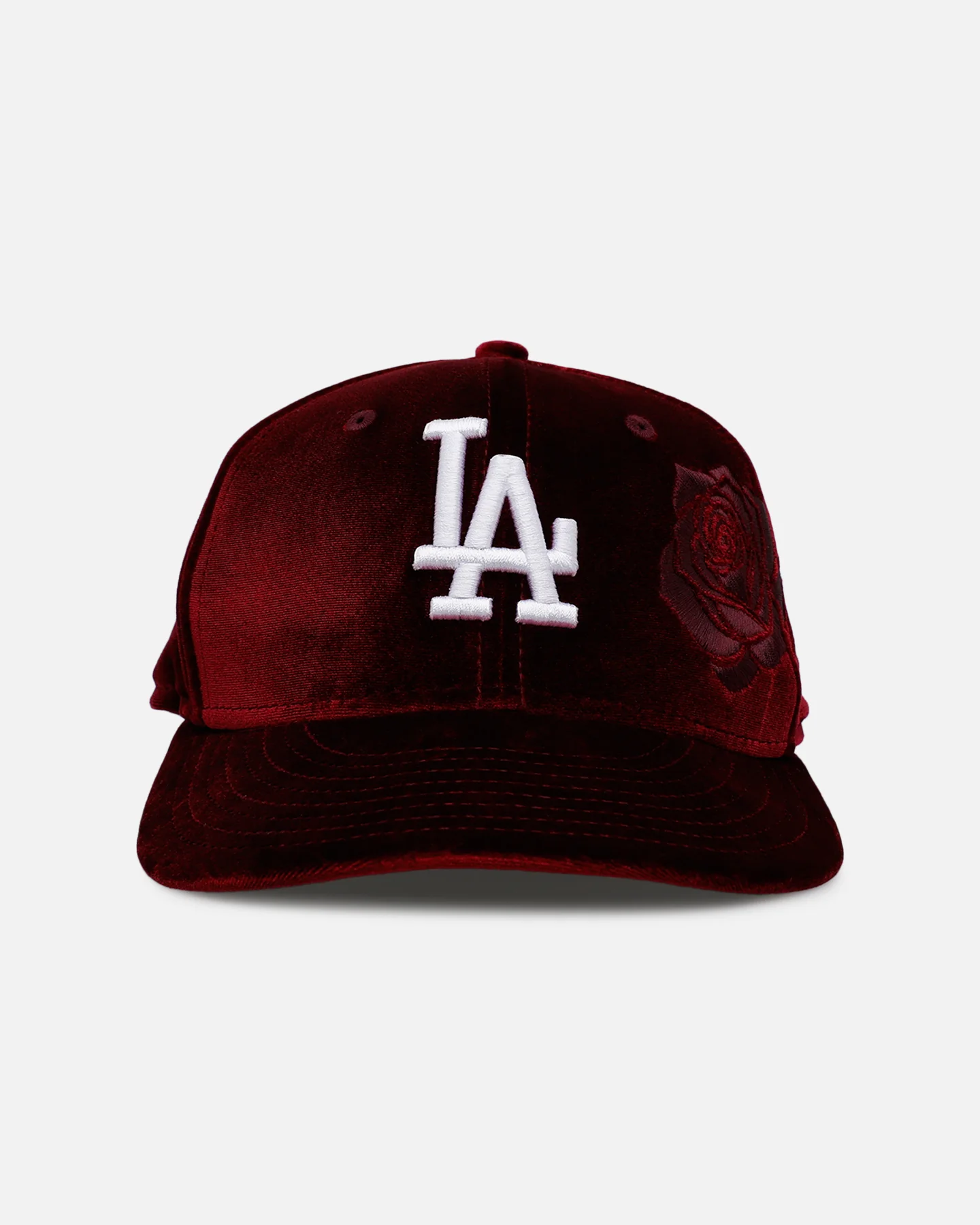 New Era Los Angeles Dodgers 'Velvet Roses' 59FIFTY Fitted Maroon