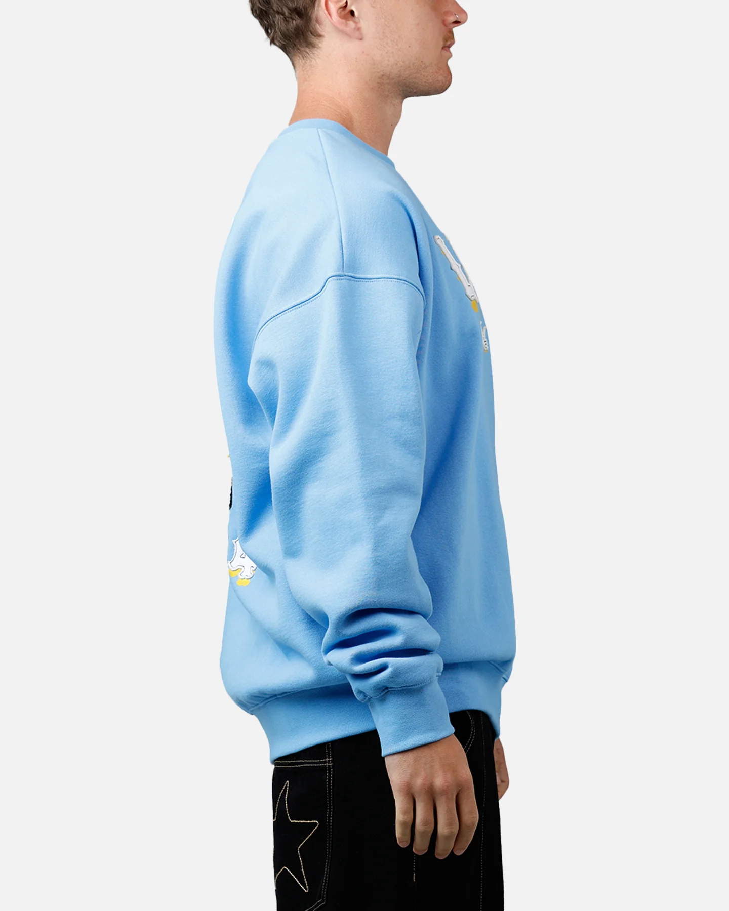 Pro Standard Detroit Lions Kickoff Crewneck Light Blue