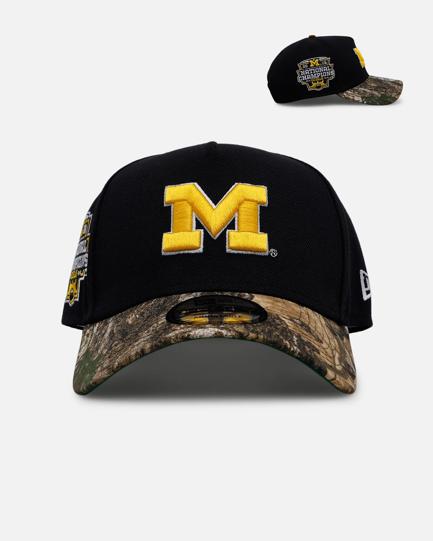 New Era Michigan Wolverines Football 'Realtree Visor' 9FORTY A-Frame Snapback Official Team Color