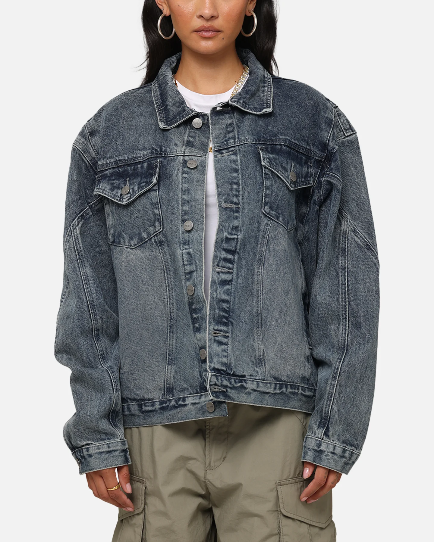 Saint Morta Armoury Denim Jacket Dirty Denim