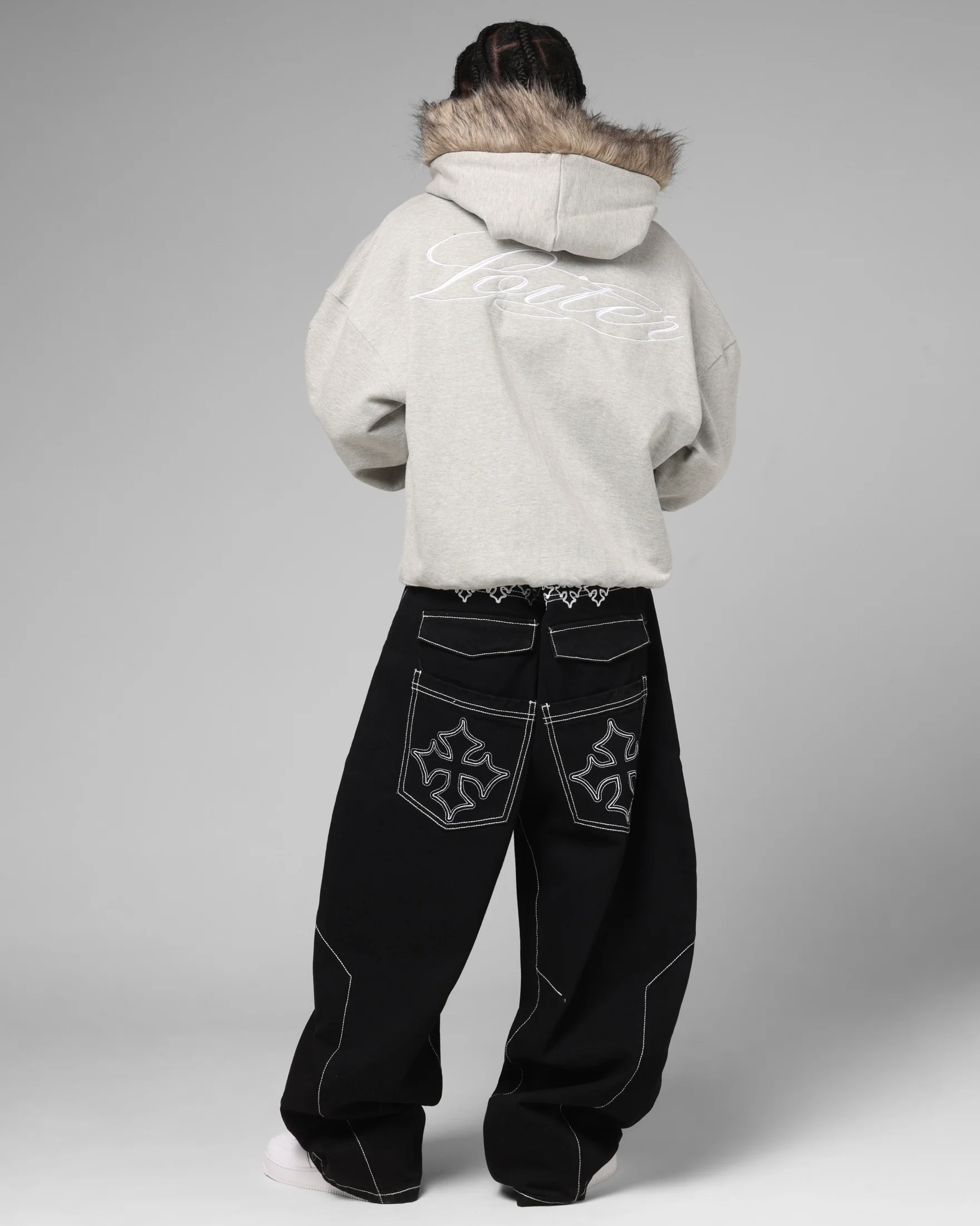 Loiter Purity Zip Hoodie Grey