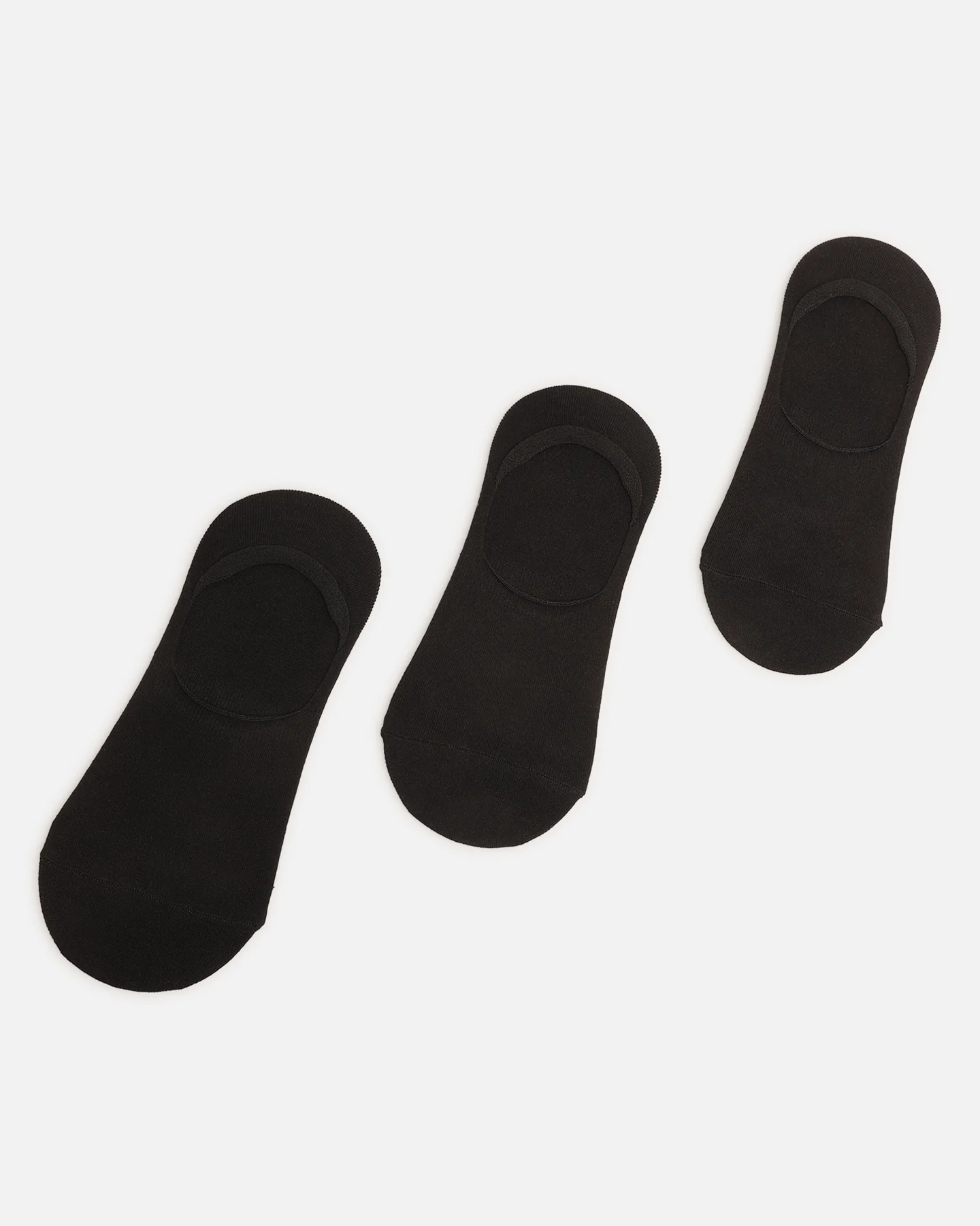 American Thrift Classic No Show Socks 3 Pack Black