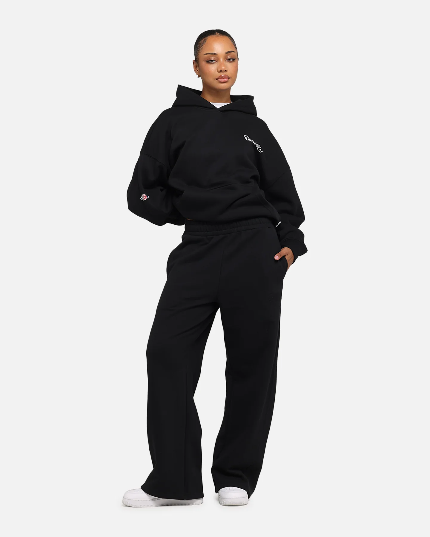 Carre Grit Trackpants Black