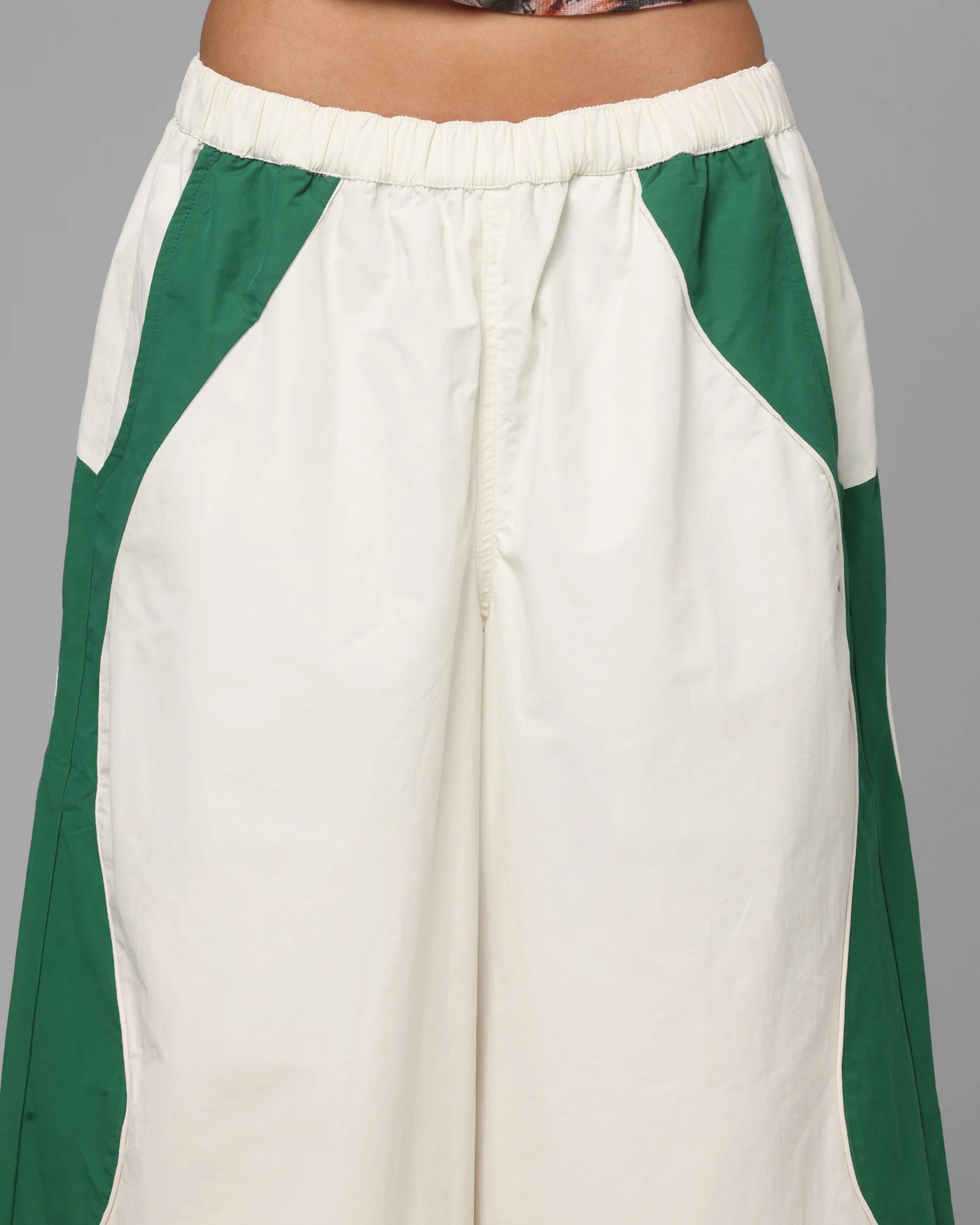 Loiter Club Classic Track Shorts White/Green