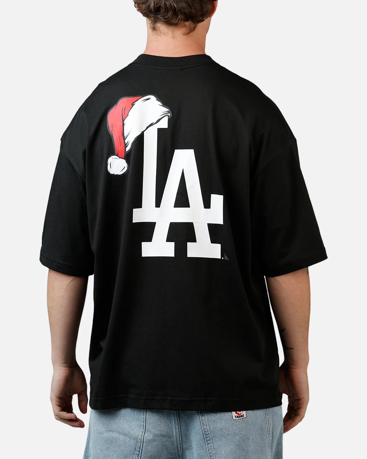 New Era Los Angeles Dodgers 'All I Want For Christmas' Santa T-Shirt Black