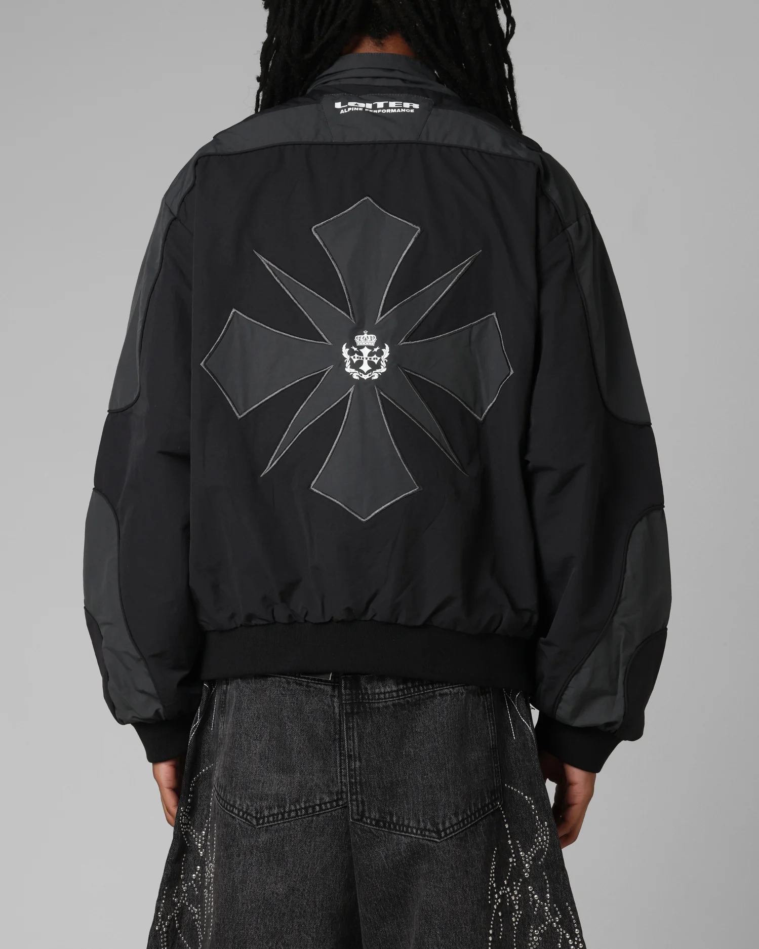 Loiter Club Classic Track Jacket Black