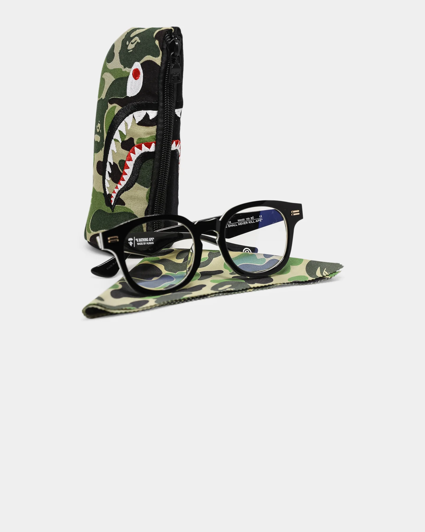 A Bathing Ape Shark 16 Bluelight Black Camo