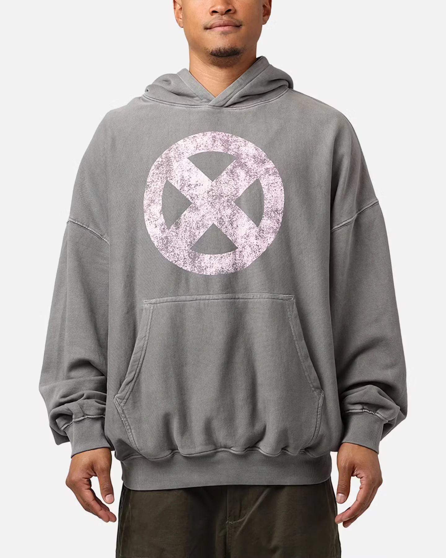 Marvel X-Men The X-Men Premium Hoodie Washed Charcoal