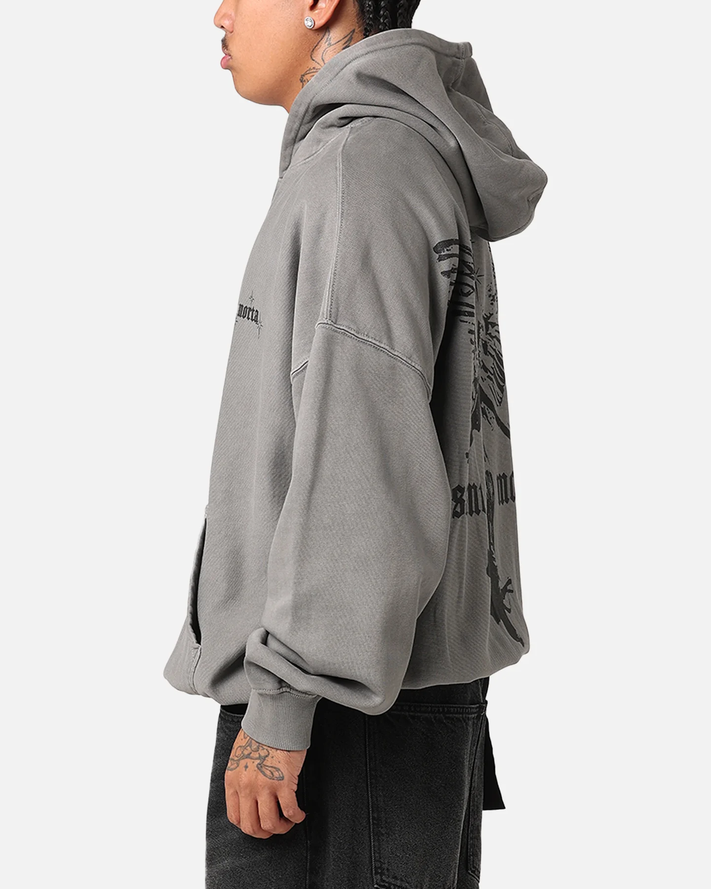 Saint Morta Ethereal Hoodie Washed Charcoal