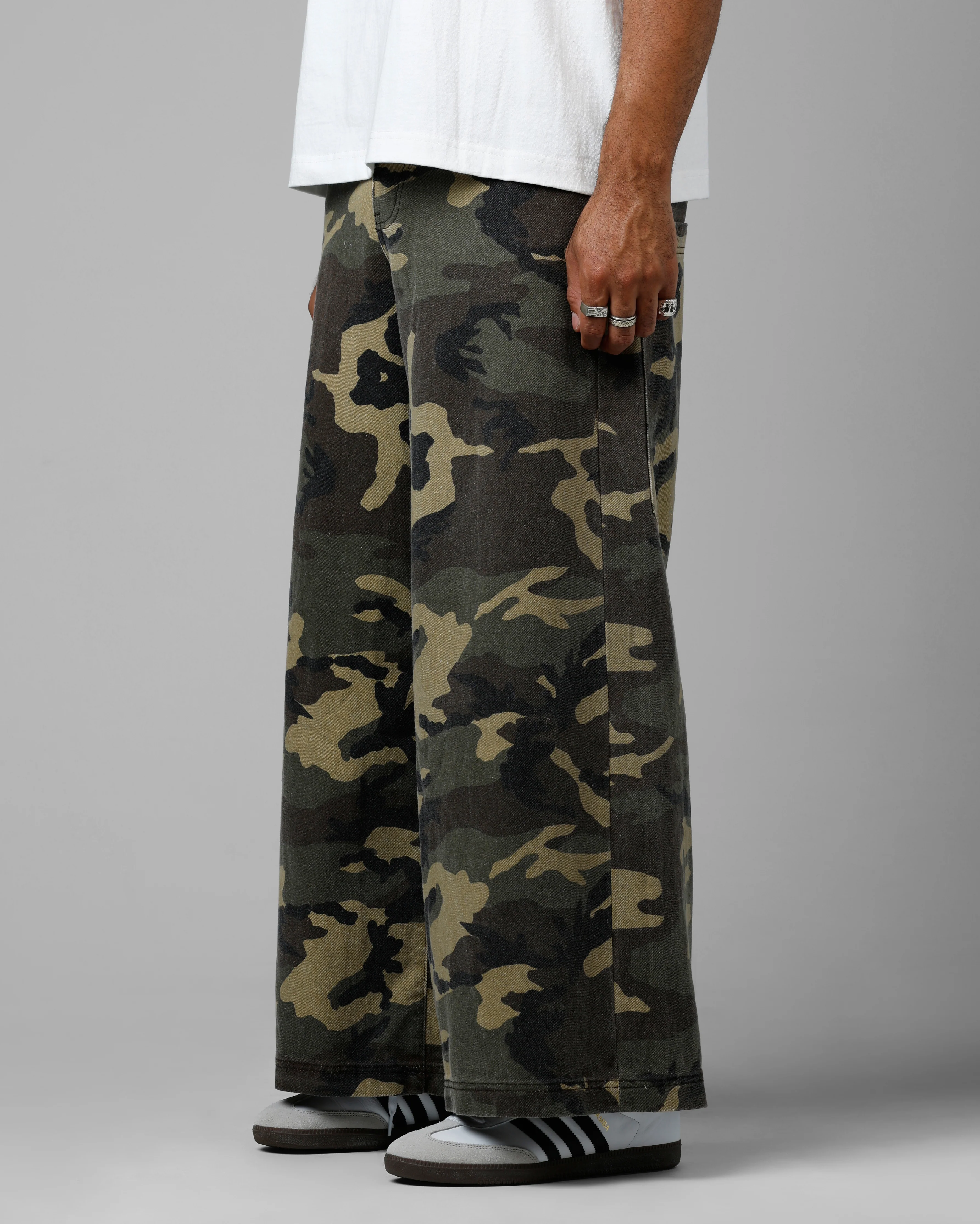 Loiter Skate Jeans Washed Camo