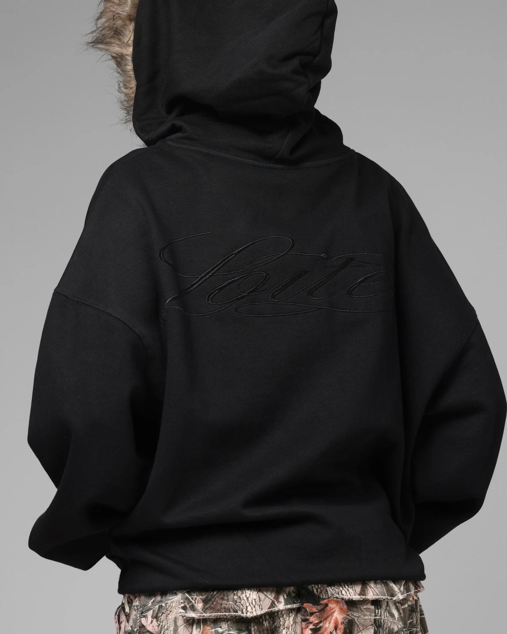 Loiter Purity Zip Hoodie Black