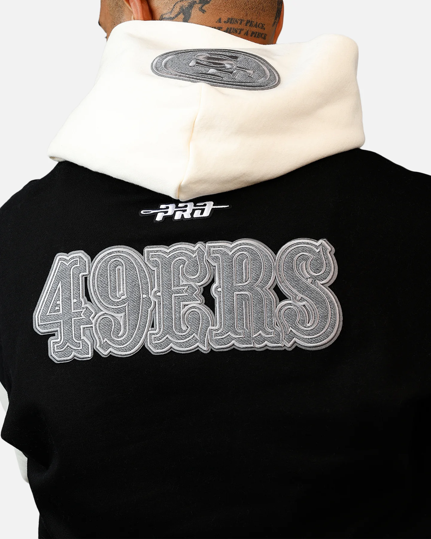 Pro Standard San Francisco 49ers Reverse French Terry Hoodie Black/Grey