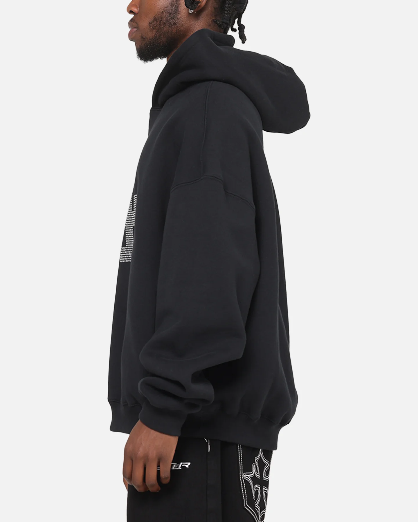 Mitchell & Ness Los Angeles Dodgers Rhinestone Hoodie Faded Black