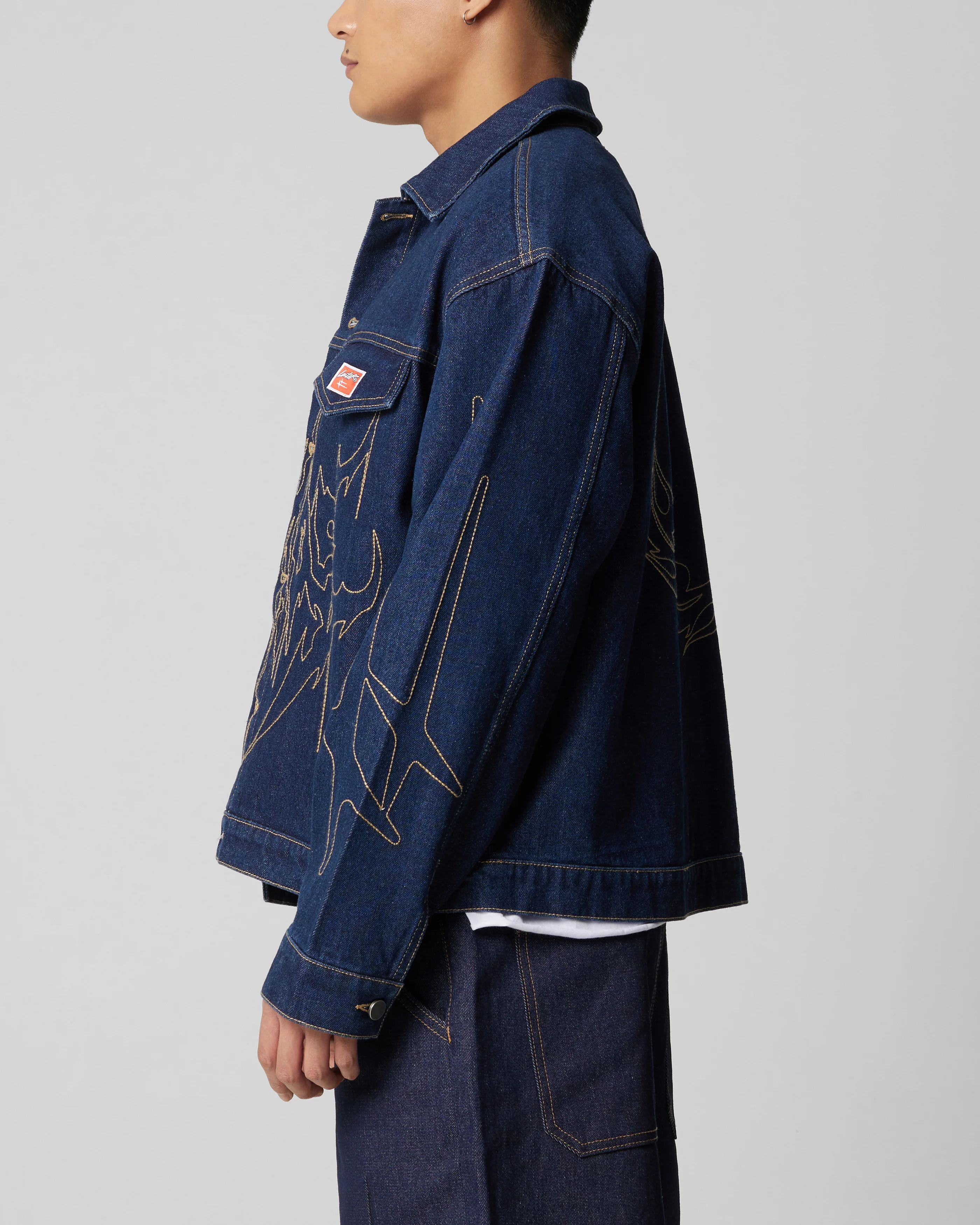 Loiter Chaos Denim Jacket Indigo