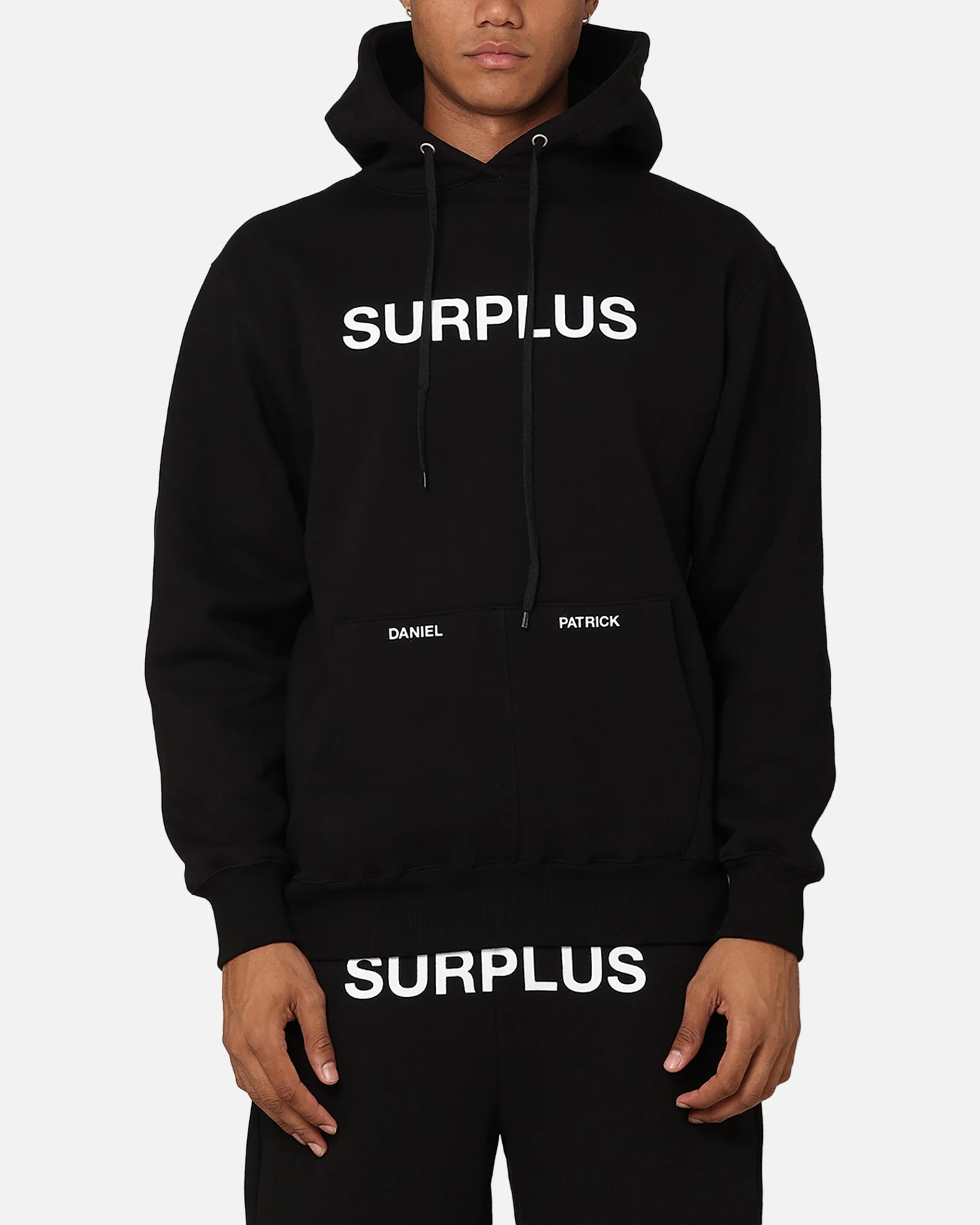 Daniel Patrick Surplus Logo Hoodie Black