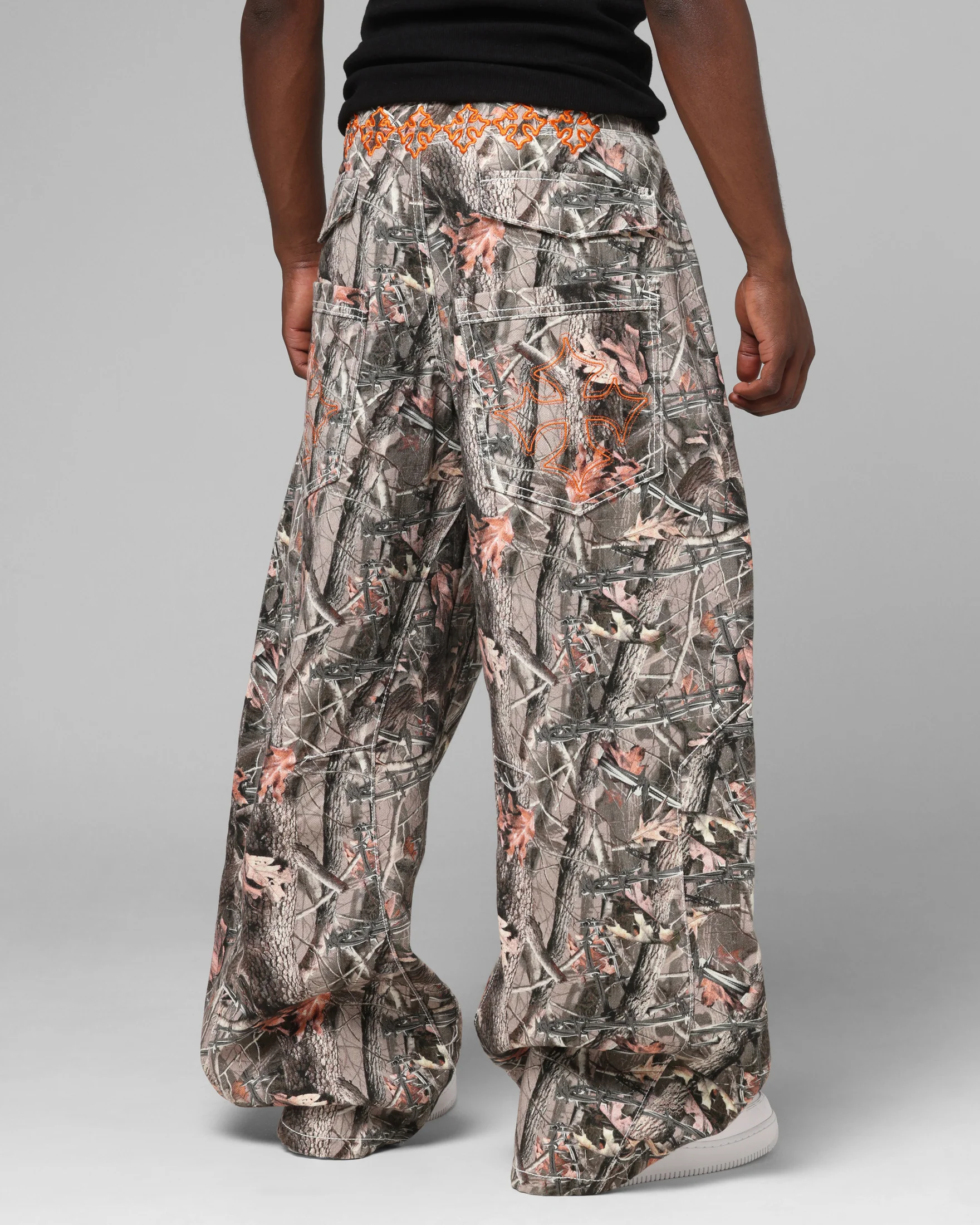 Loiter Biker Raver Jeans Real Tree Camo