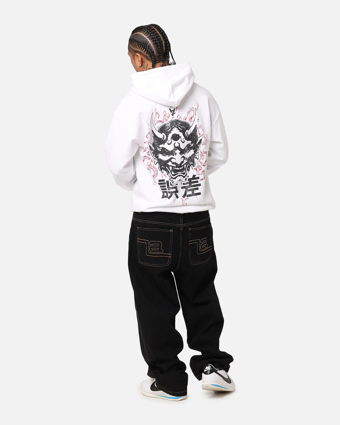 The Anti Order Oni Hoodie White