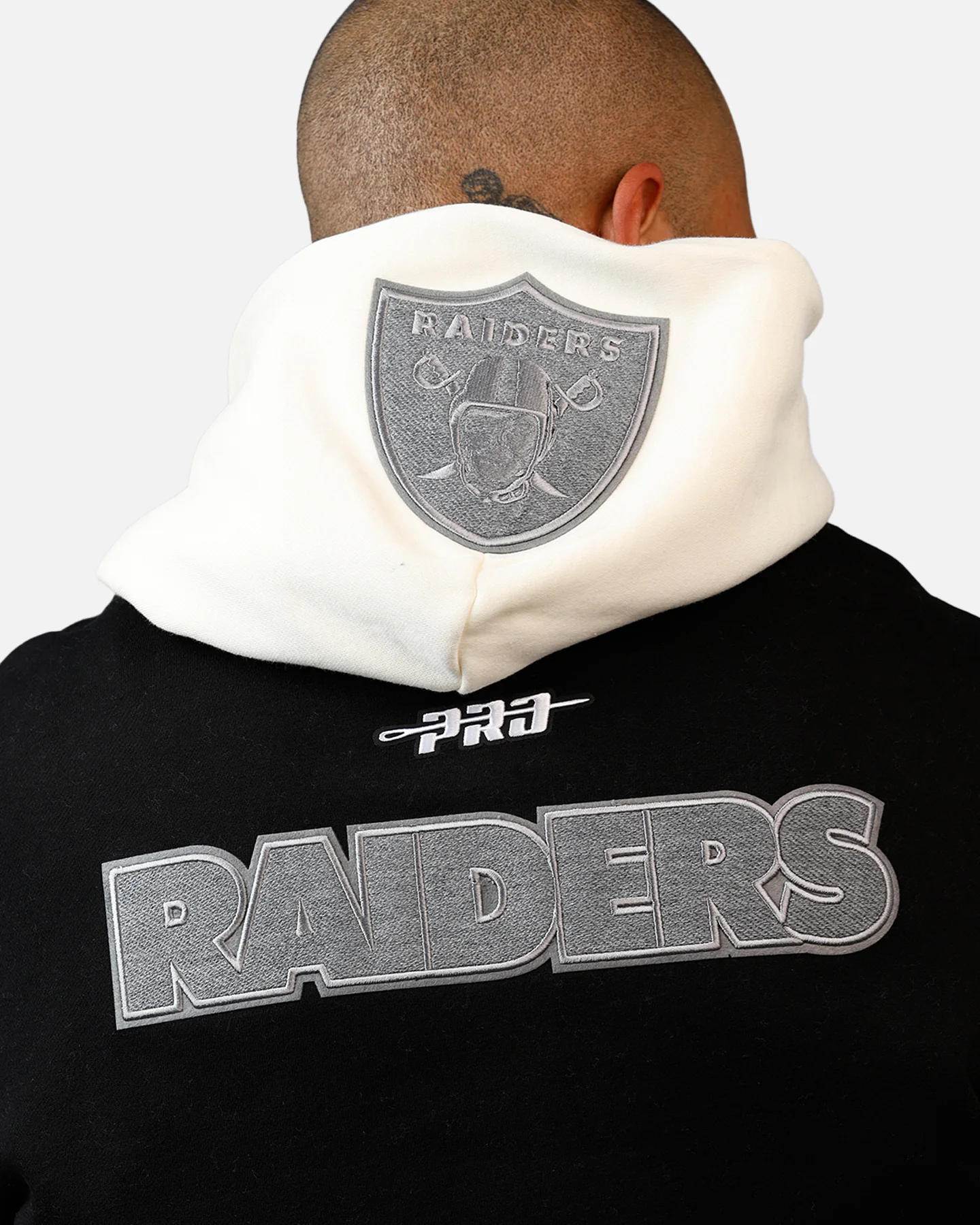 Pro Standard Las Vegas Raiders Reverse French Terry Hoodie Black/Grey