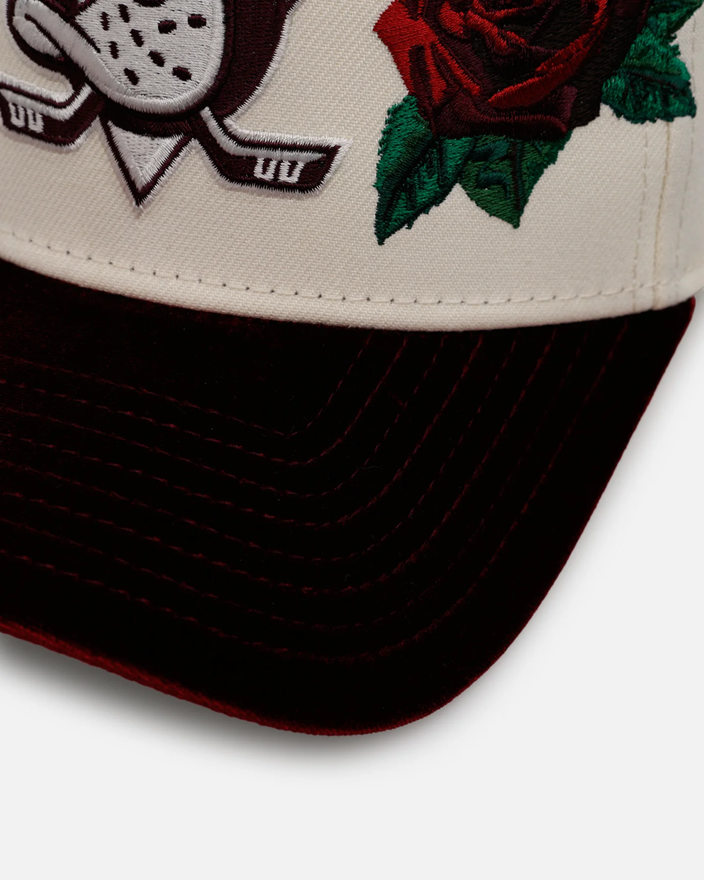 New Era Anaheim Ducks 'Velvet Roses' 9FORTY A-Frame Snapback Chrome