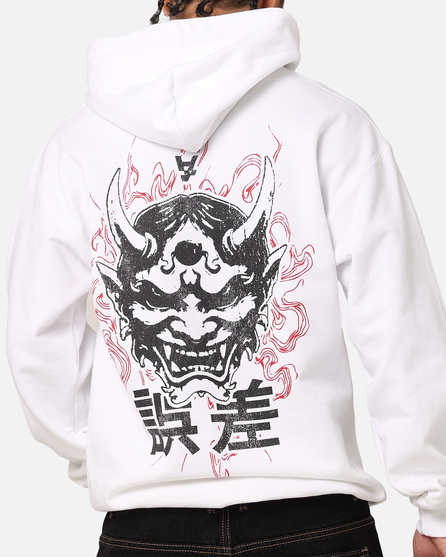 The Anti Order Oni Hoodie White