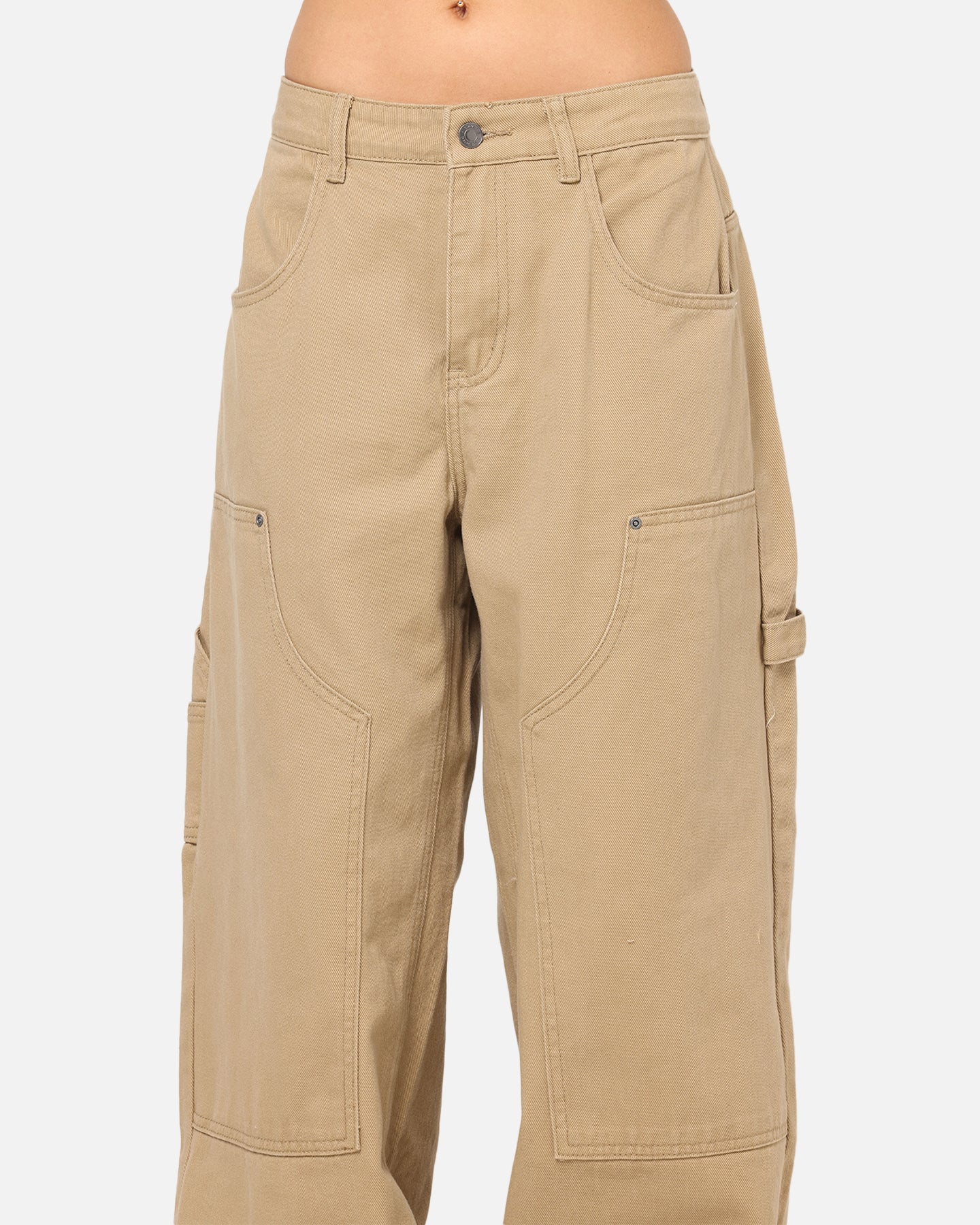 Carre Baggy Work Jeans Stone