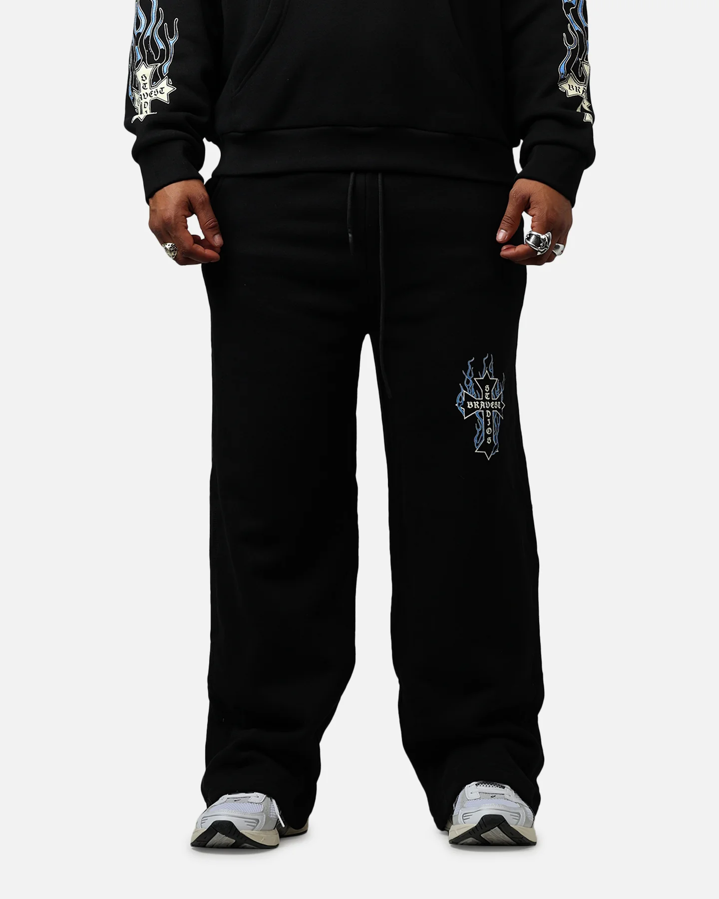 Bravest Eternal Sweatpants Black/Blue