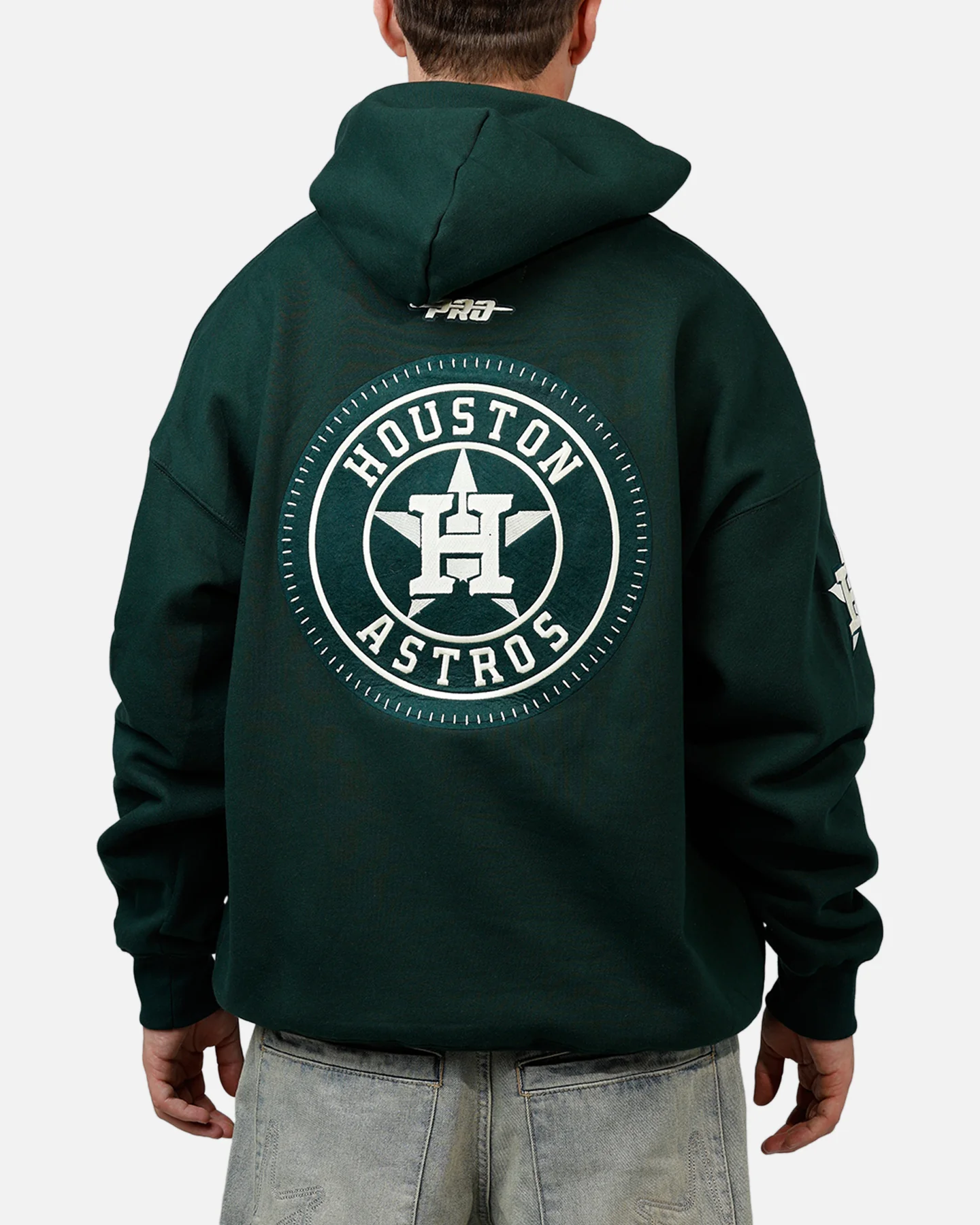 Pro Standard Houston Astros Tapestry 2.0 Hoodie Dark Green