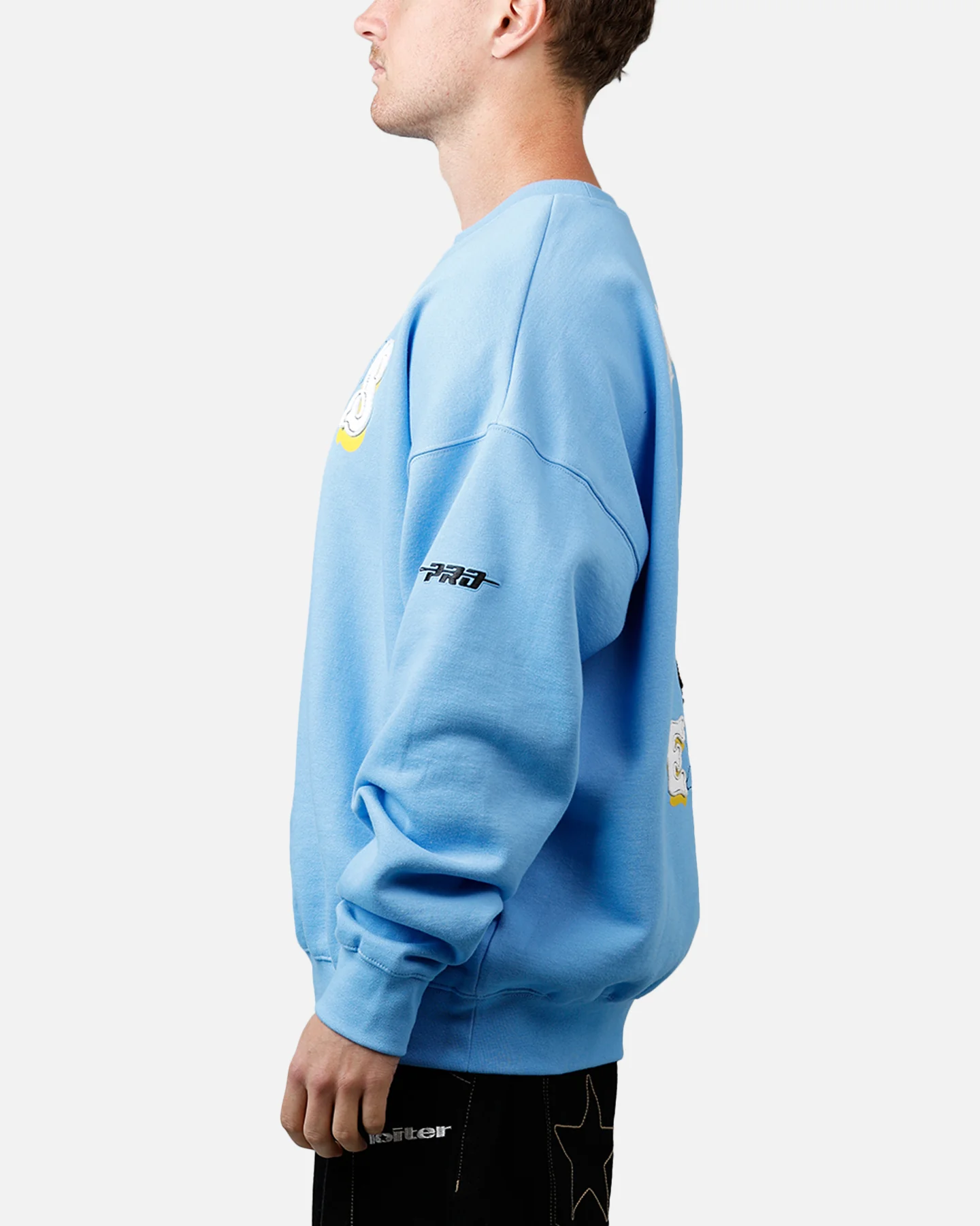 Pro Standard Detroit Lions Kickoff Crewneck Light Blue
