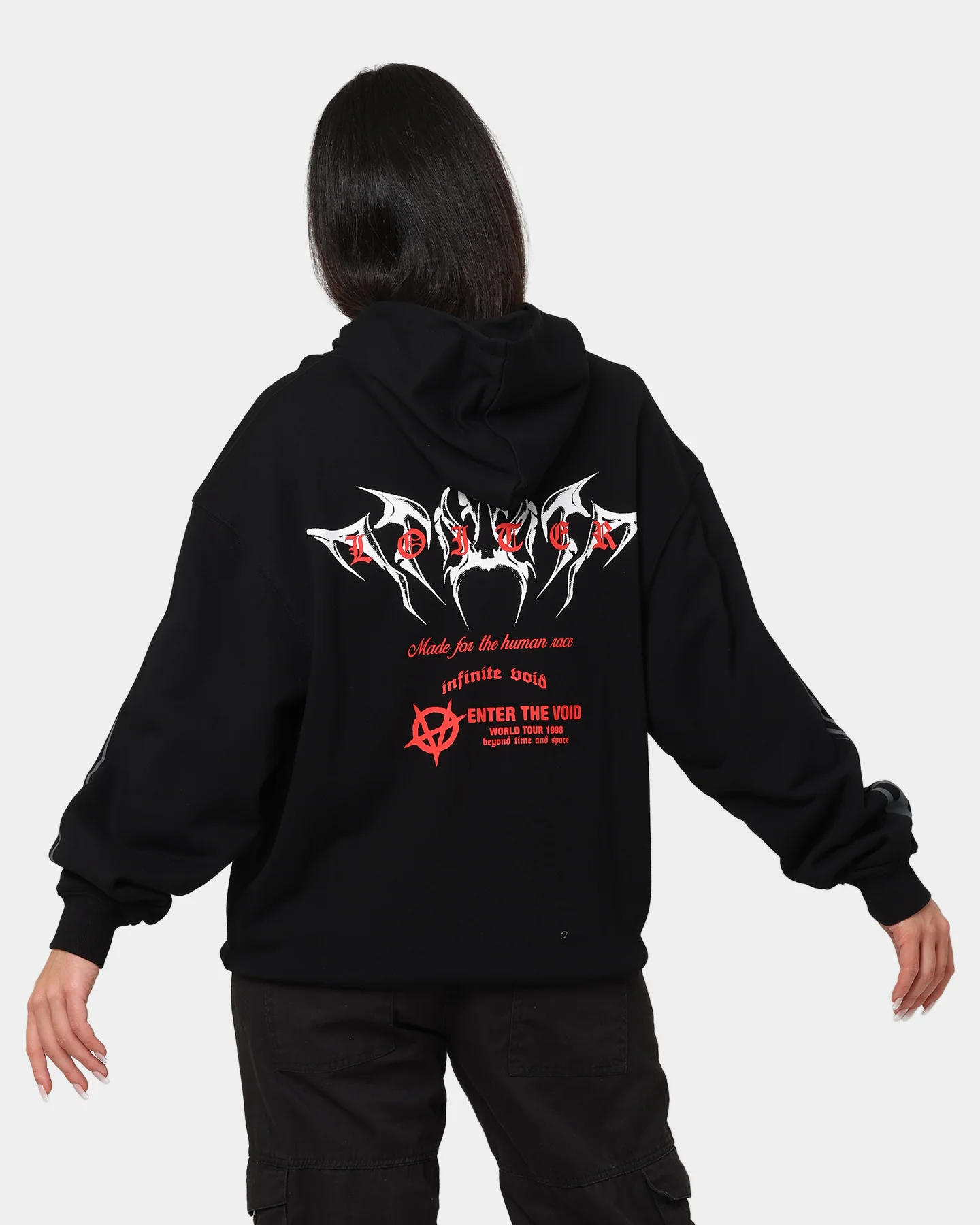 Loiter Infinite Void Hoodie Black