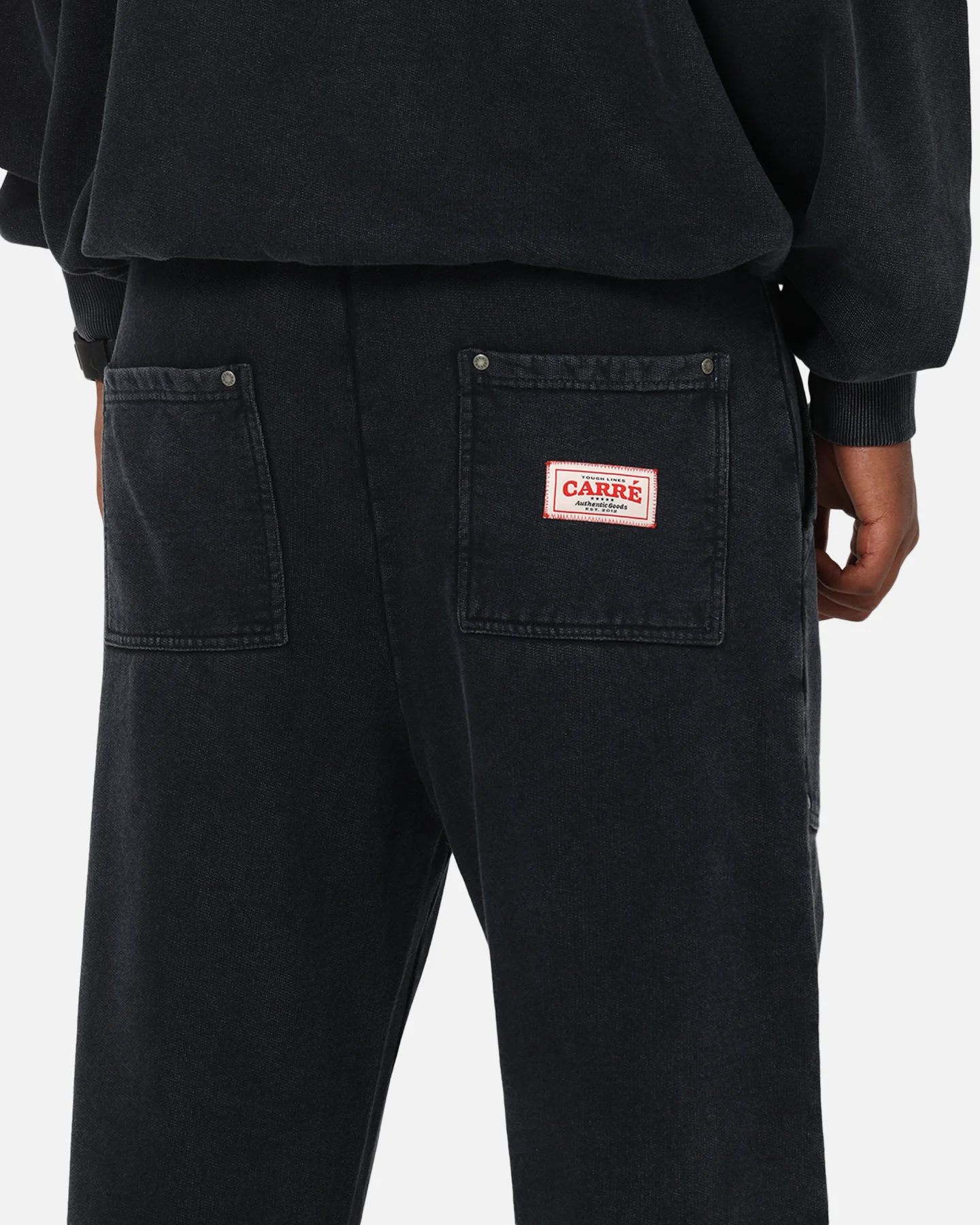 Carre Rivet Trackpants Charcoal