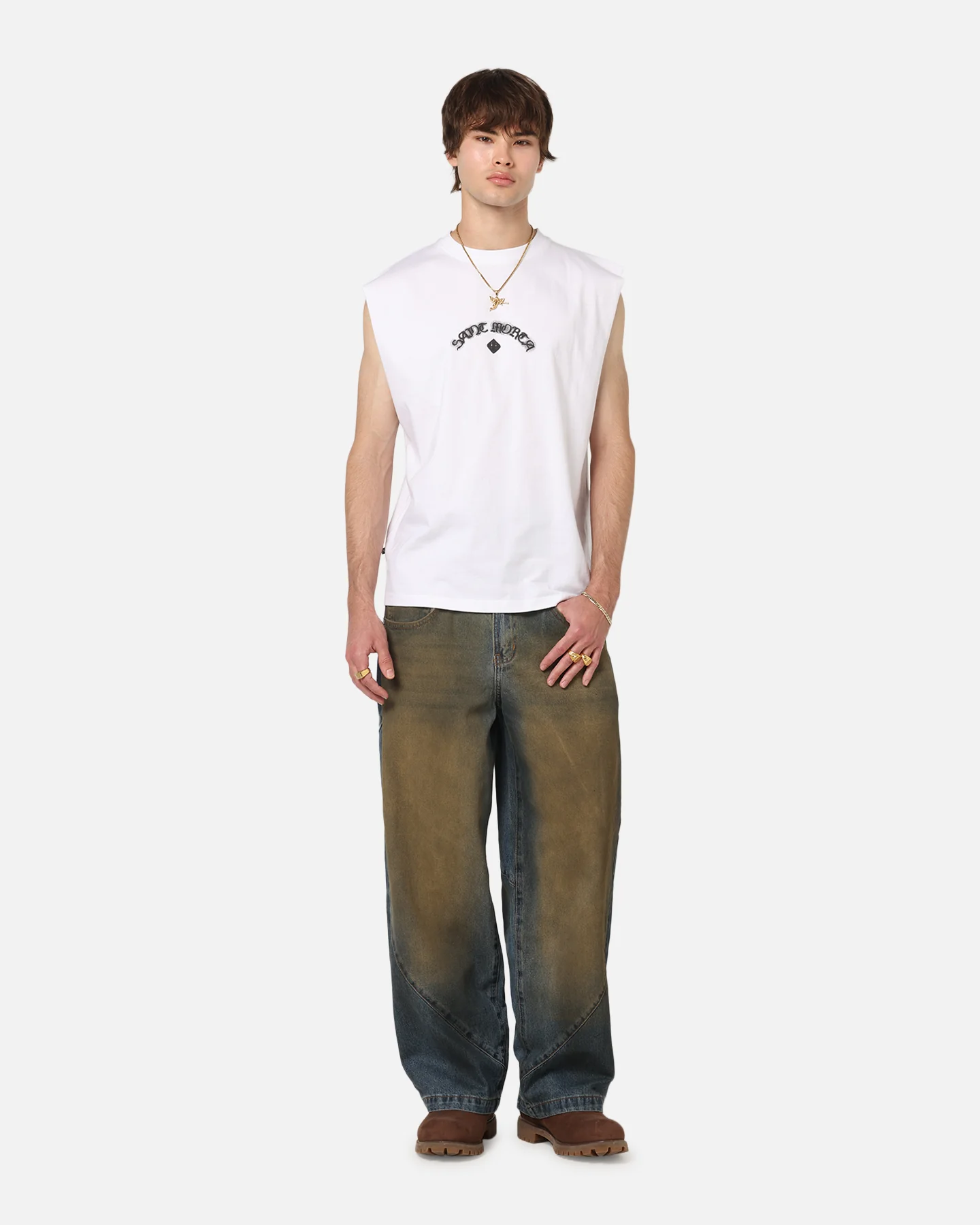 Saint Morta Amplus Dirty Jeans Real Dirty Blue