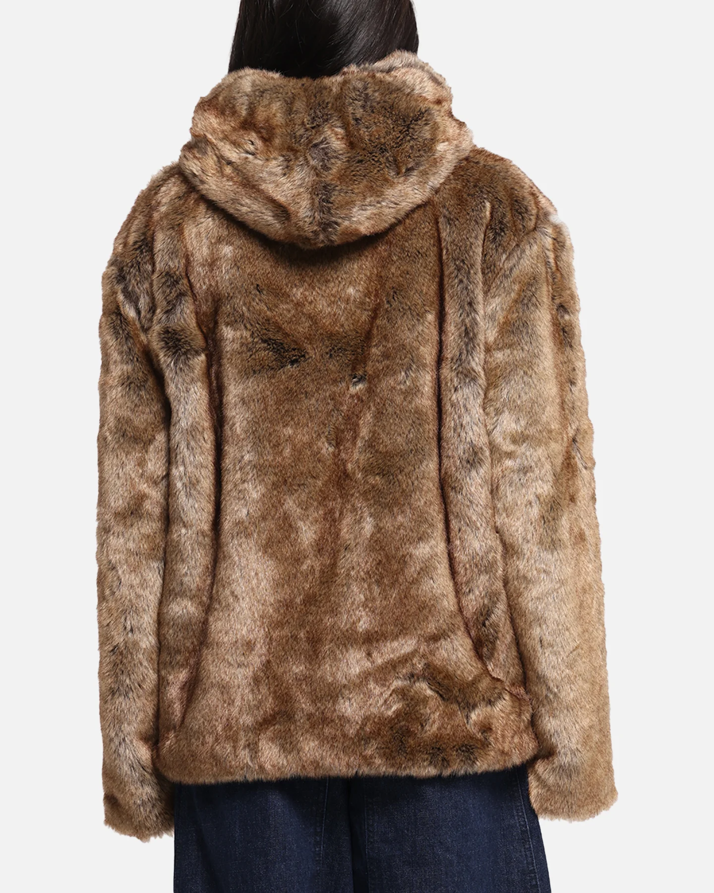 XXIII Into The Wild Fur Jacket Brown